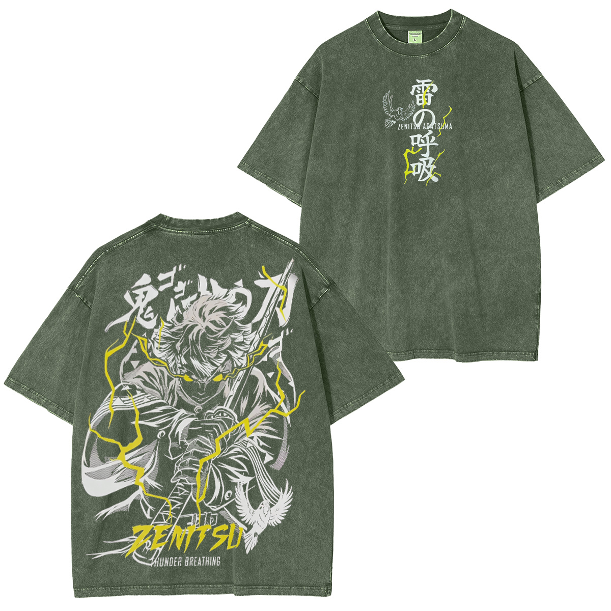 Rock Zenitsu��s Thunder Breathing power Vintage Tee