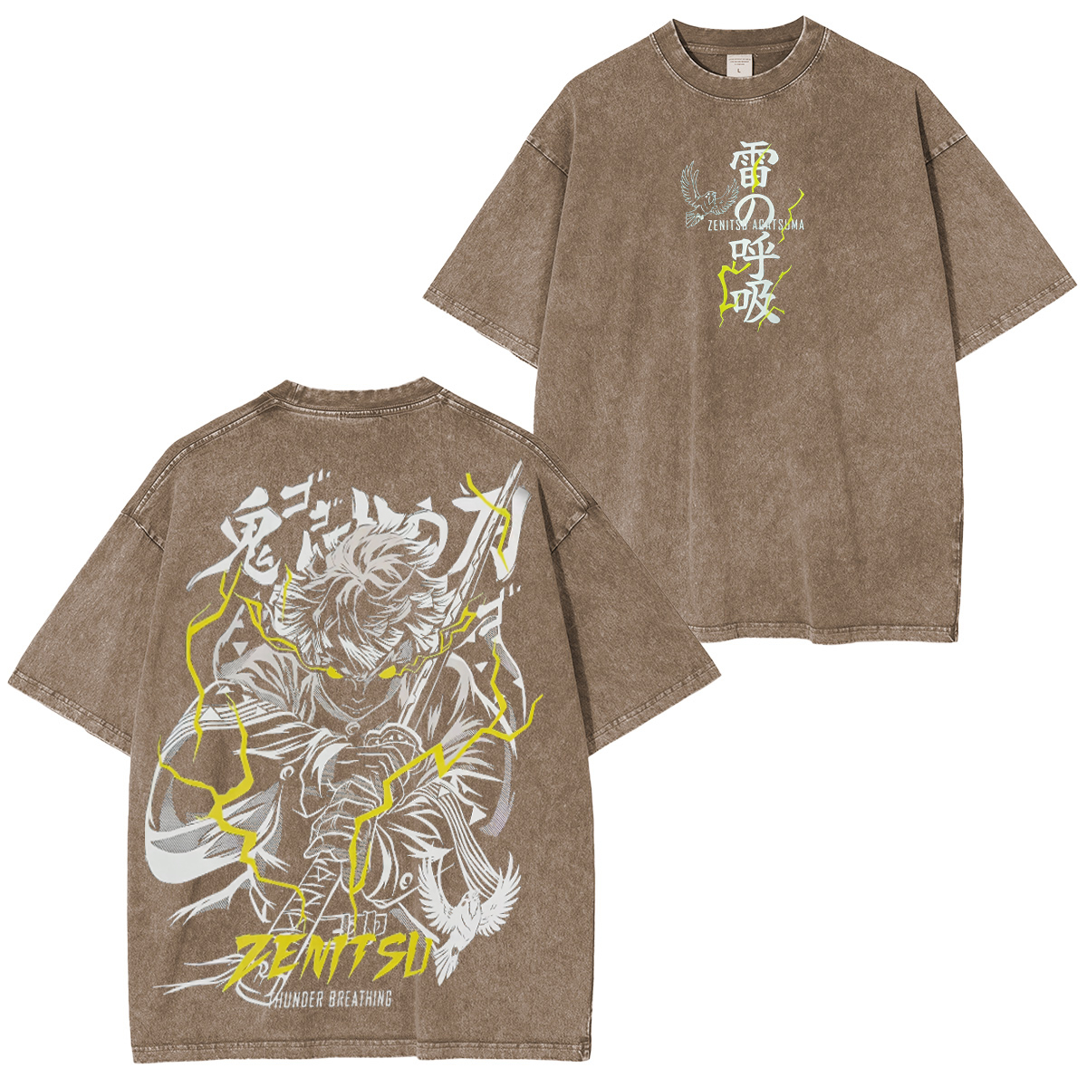 Rock Zenitsu��s Thunder Breathing power Vintage Tee