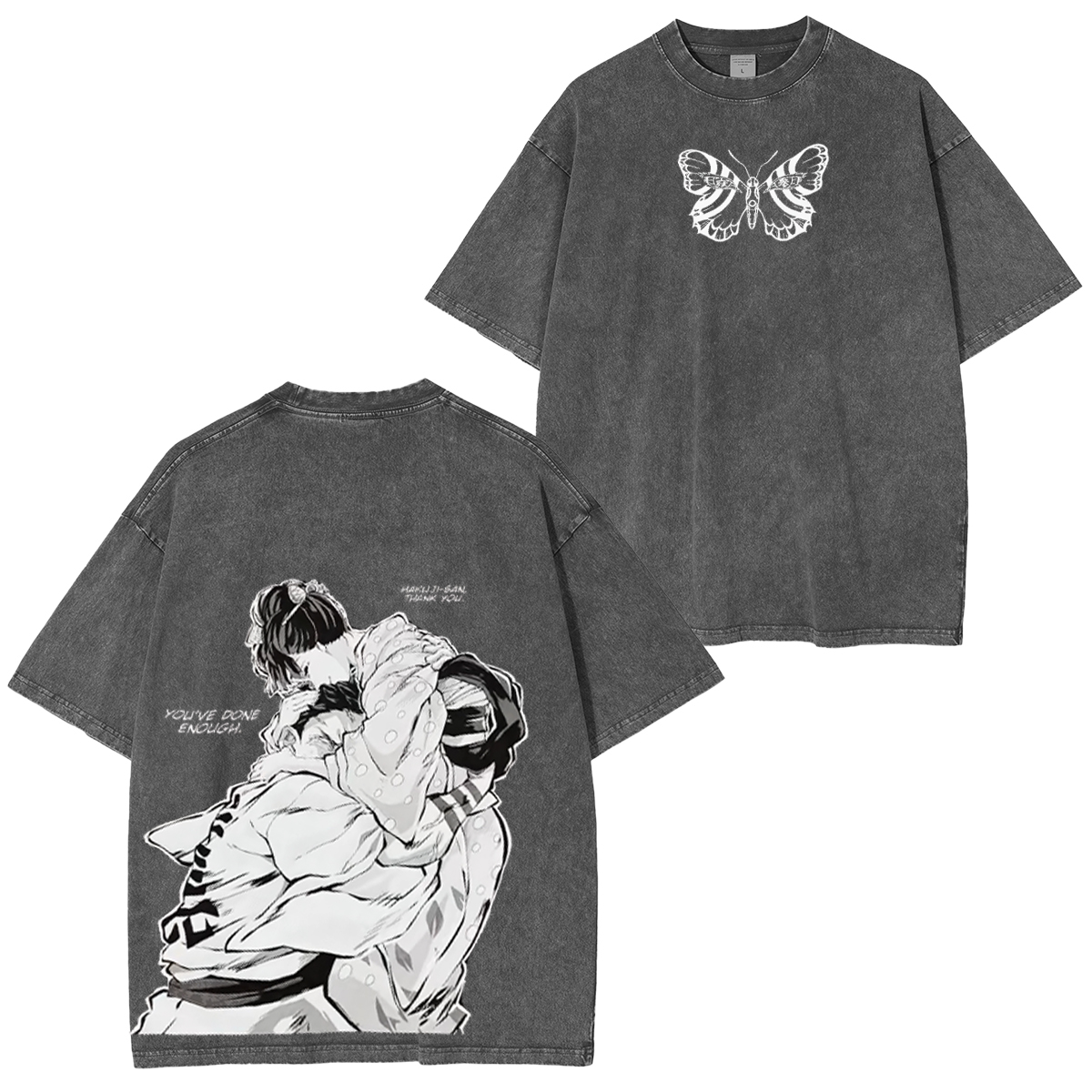 Akaza Demonslayer Vintage Tee