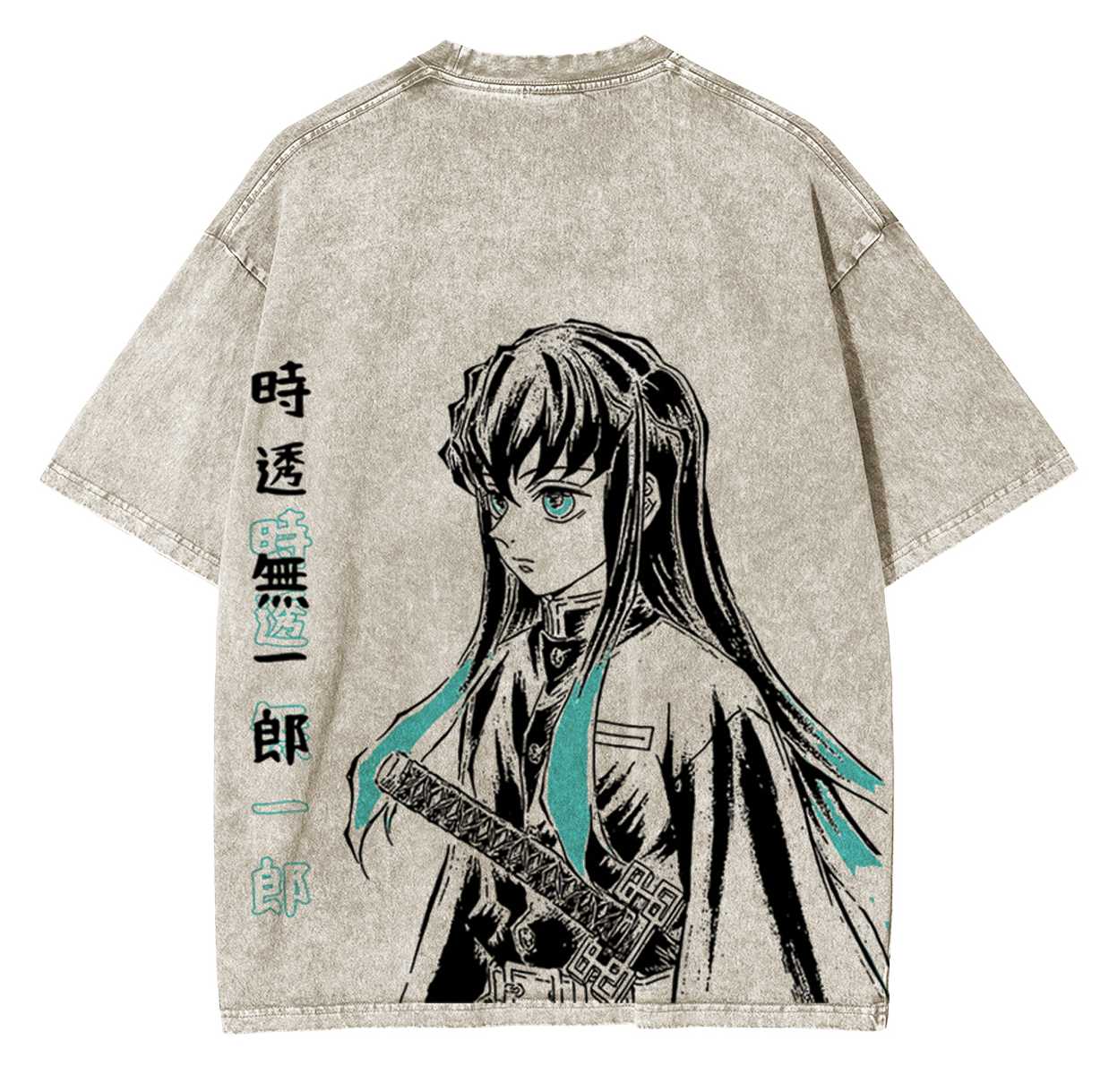 Tokito Muichiro,Demon Slayer Anime Unsiex Washed T-Shirt