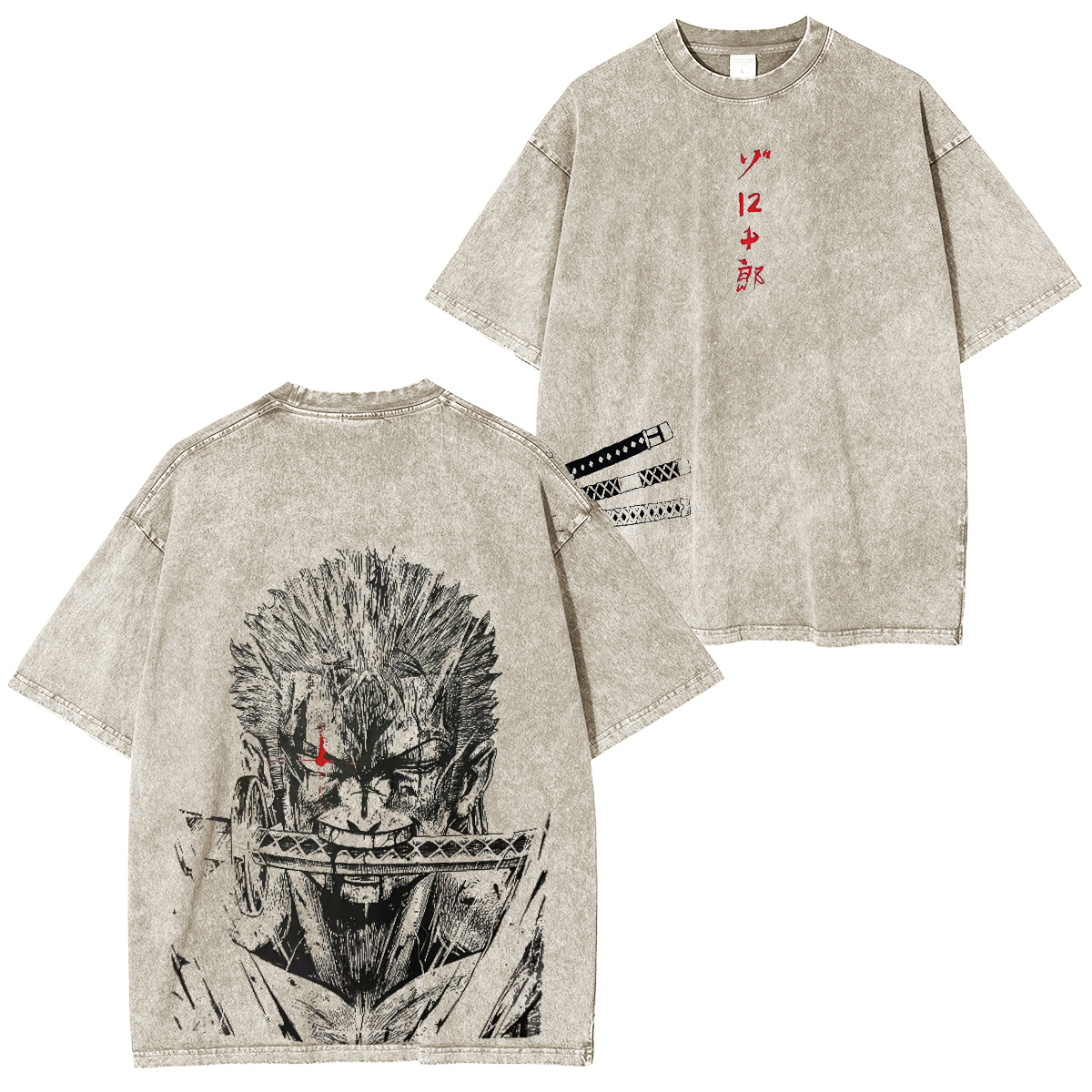 Zoro Onepiece Vintage Tee