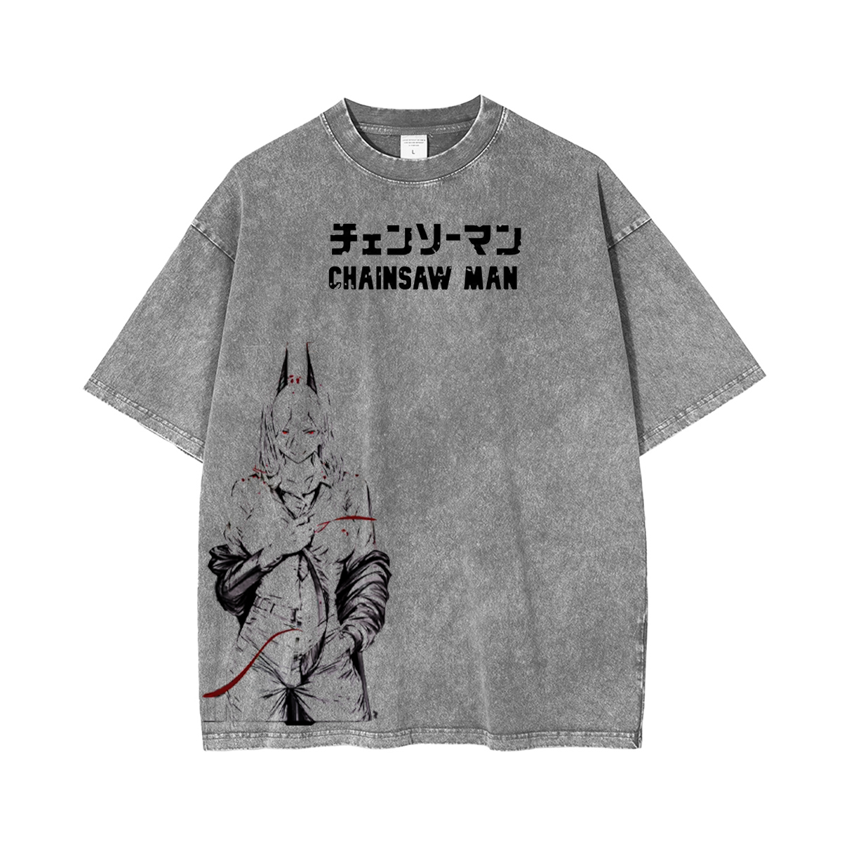 Chainsaw Man Unsiex Washed T-Shirt