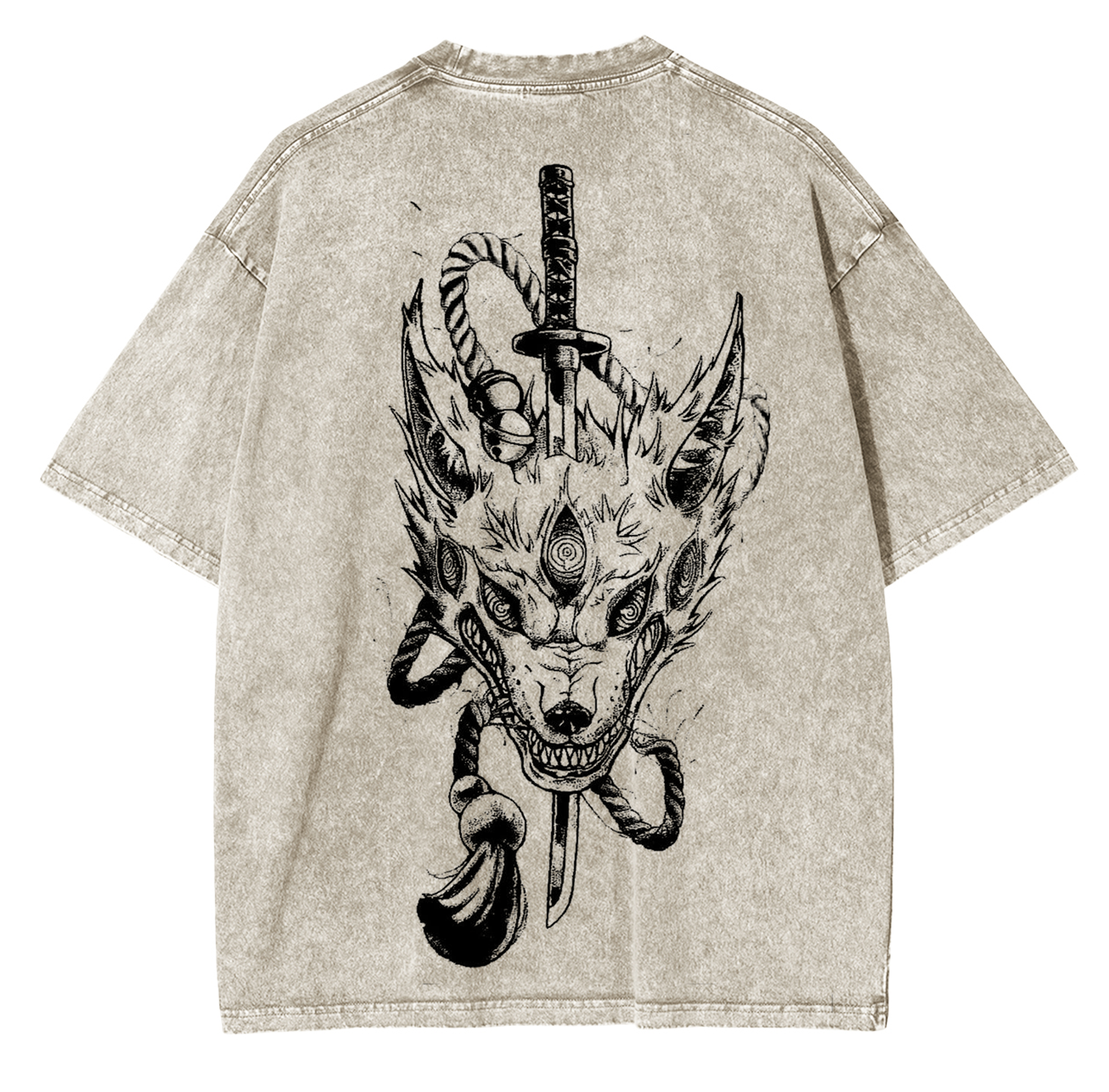 Chainsaw Man Anime Unsiex Washed T-Shirt