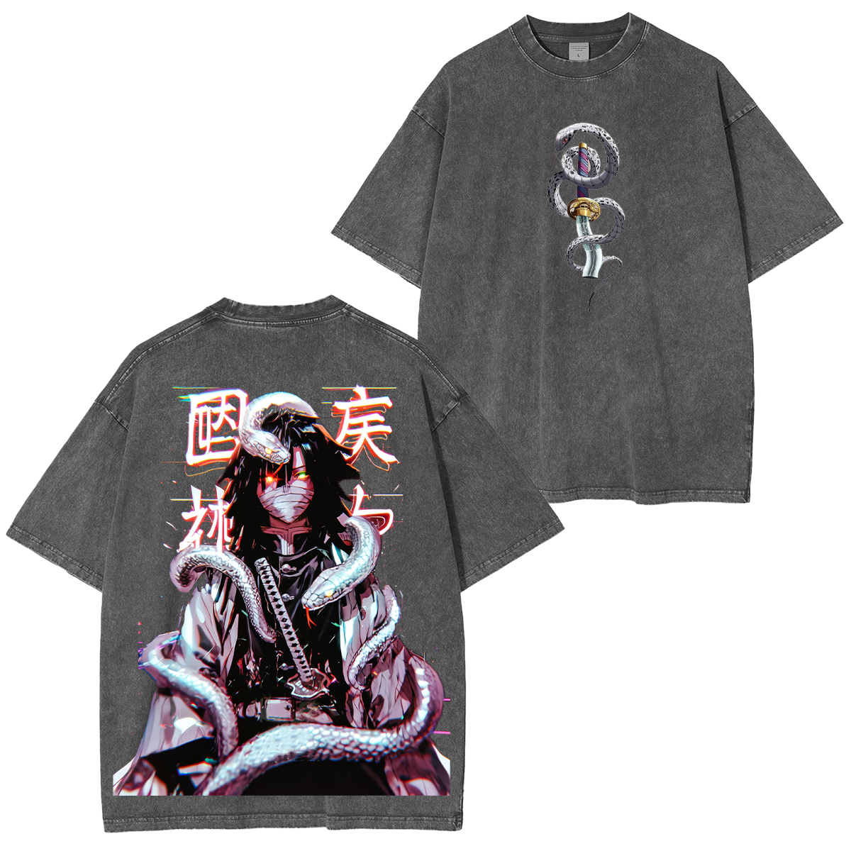 Obanai Iguro Demon Slayer Vintage Tee