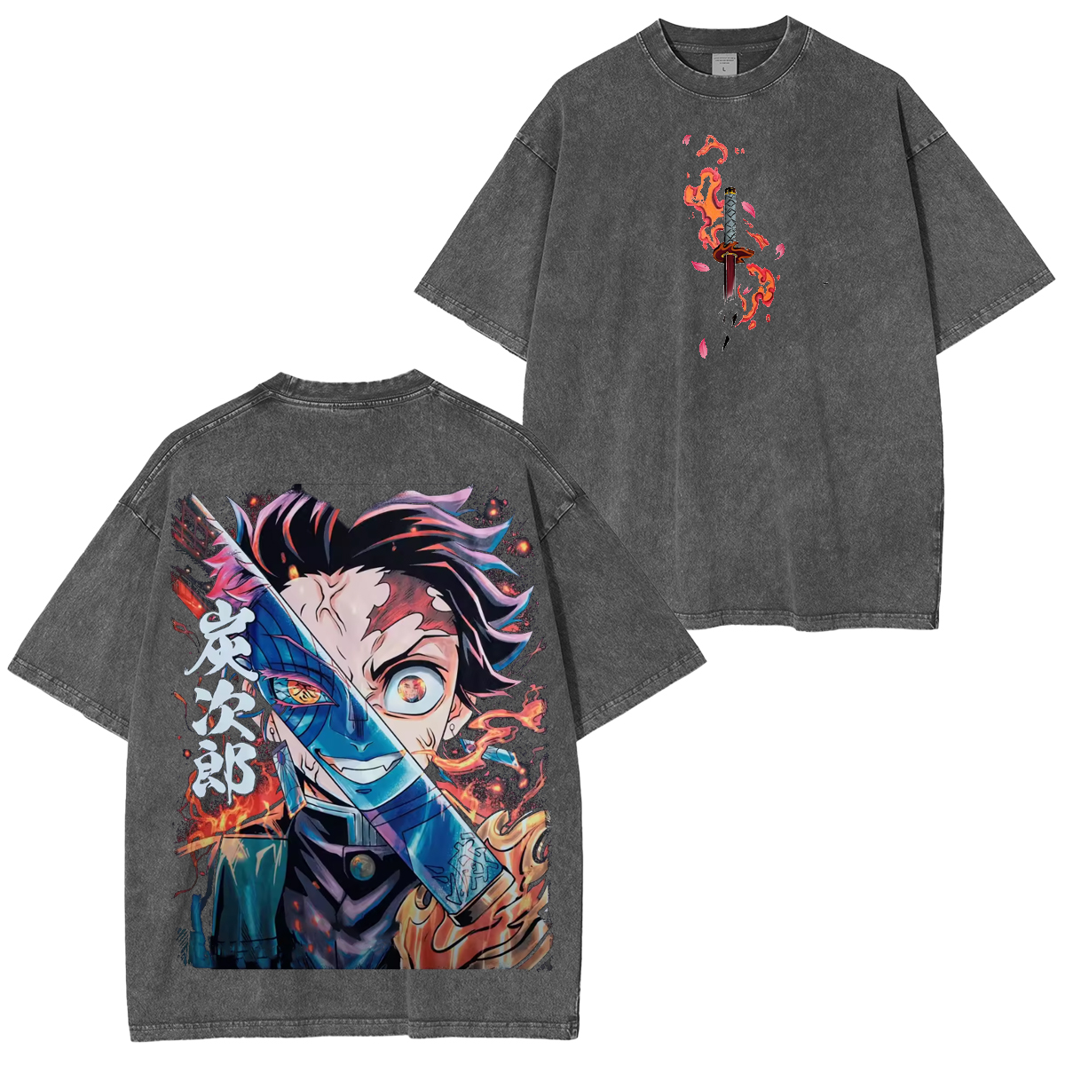 Tanjiro Infinity Castle Demon Slayer Vintage Tee