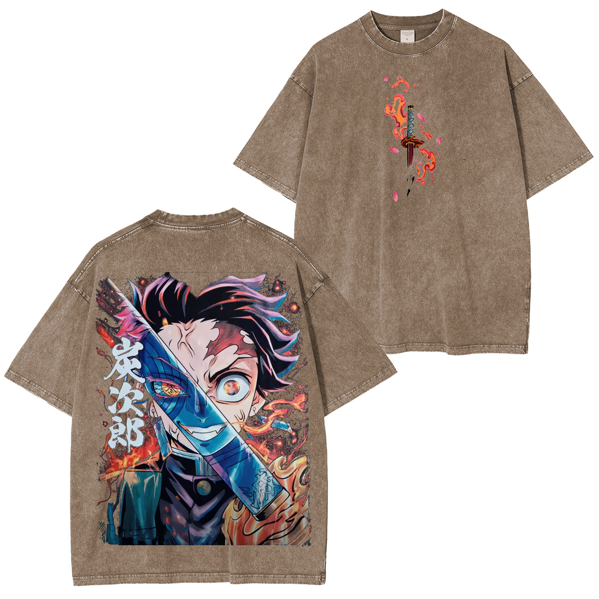 Tanjiro Infinity Castle Demon Slayer Vintage Tee