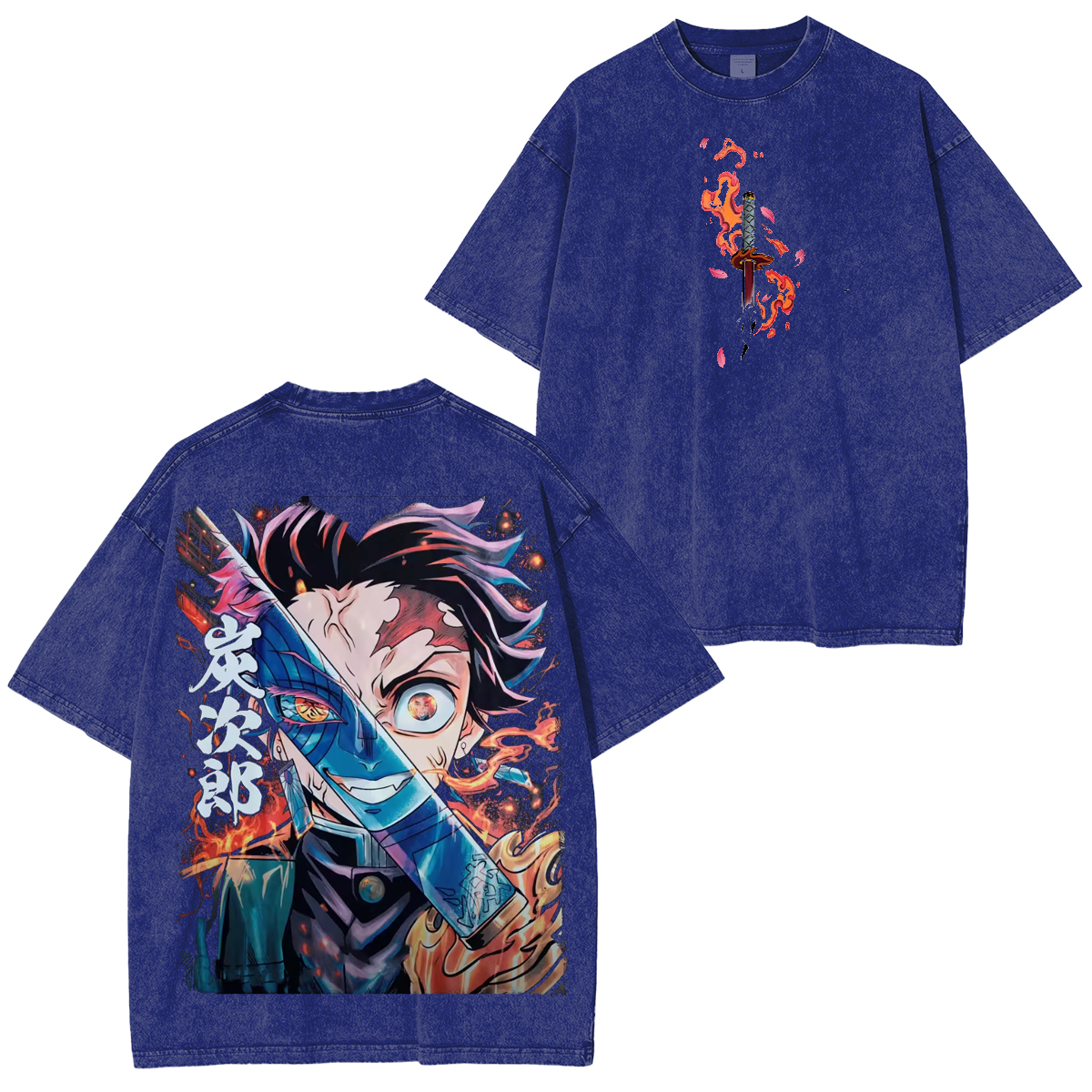 Tanjiro Infinity Castle Demon Slayer Vintage Tee