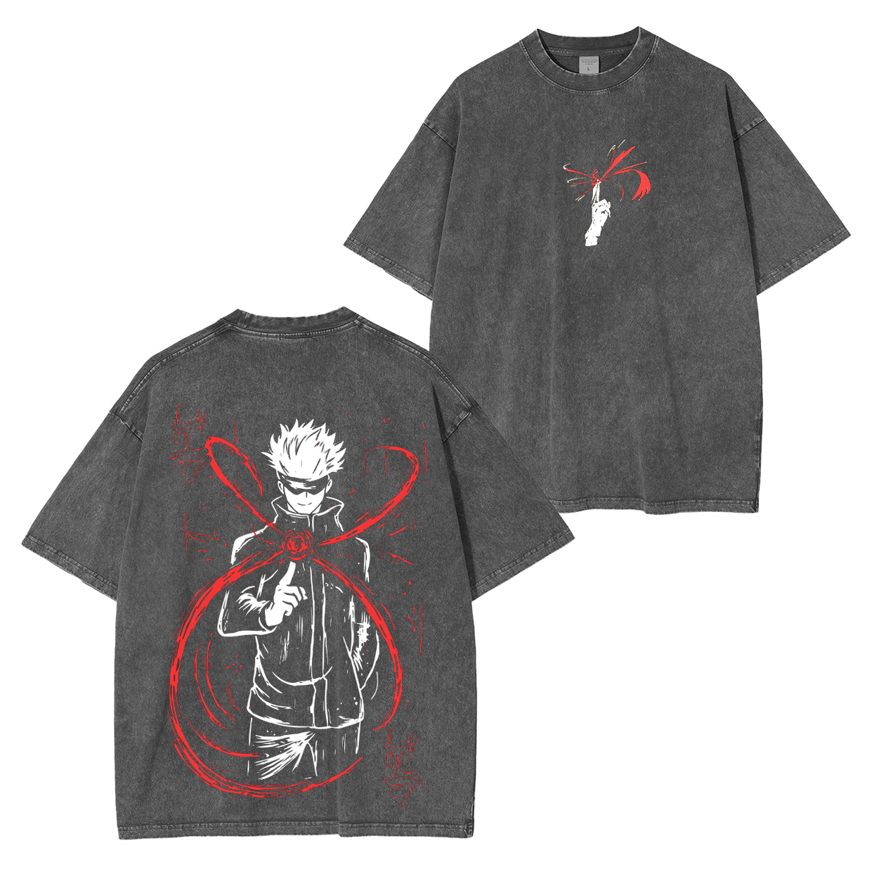 Gojo Satoru  Anime Unisex Washed T-Shirt
