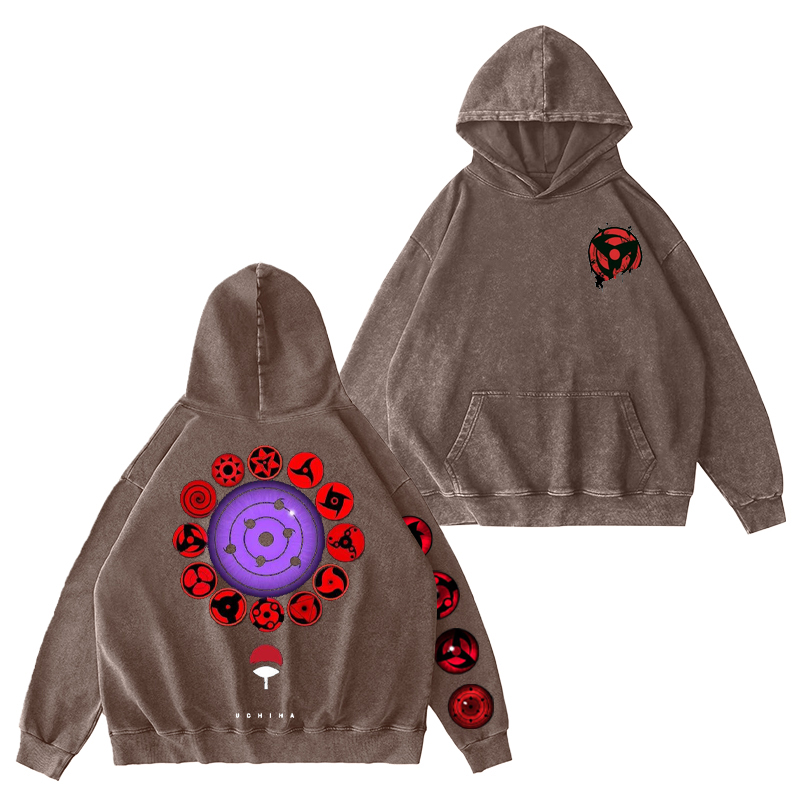 Naruto Washed Hooded Sweatshirt
