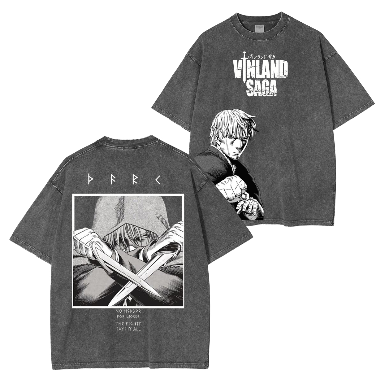 Vinland Saga Anime Unisex Washed T-Shirt