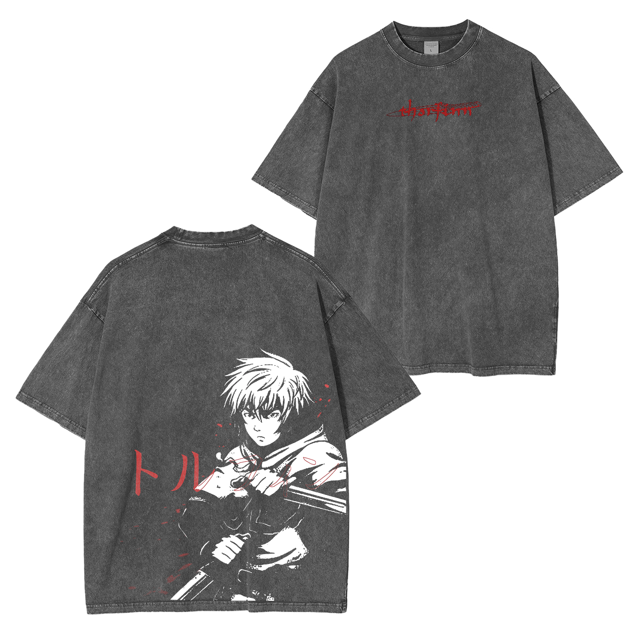Vinland Saga Anime Unisex Washed T-Shirt