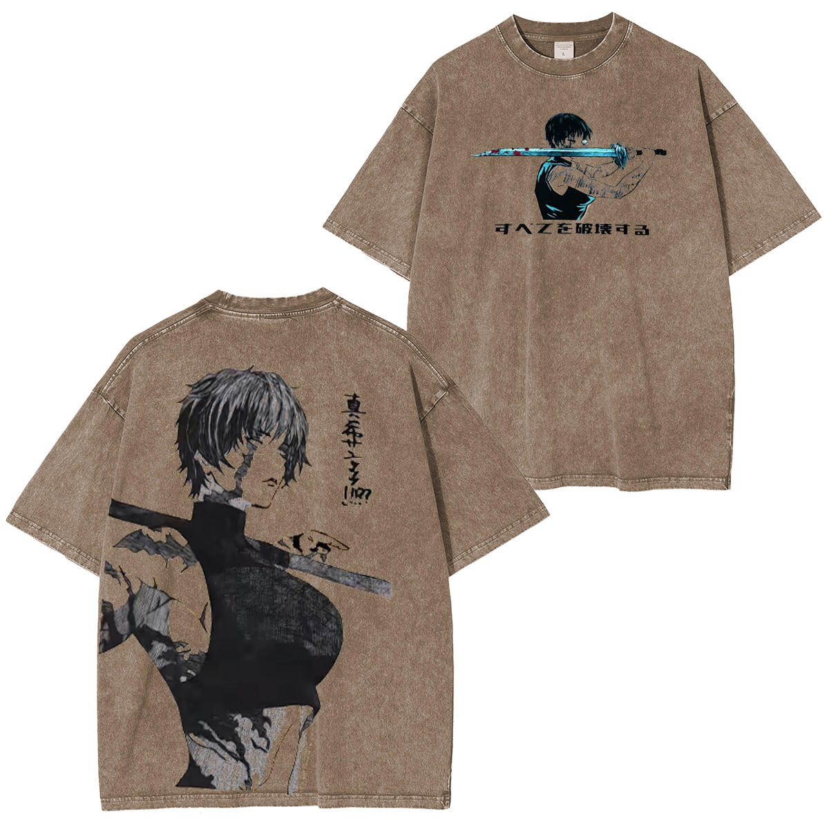 Maki Zenin Jujutsu Kaisen Unsiex Washed T-Shirt