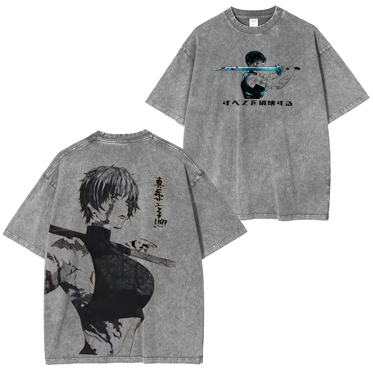 Maki Zenin Jujutsu Kaisen Unsiex Washed T-Shirt