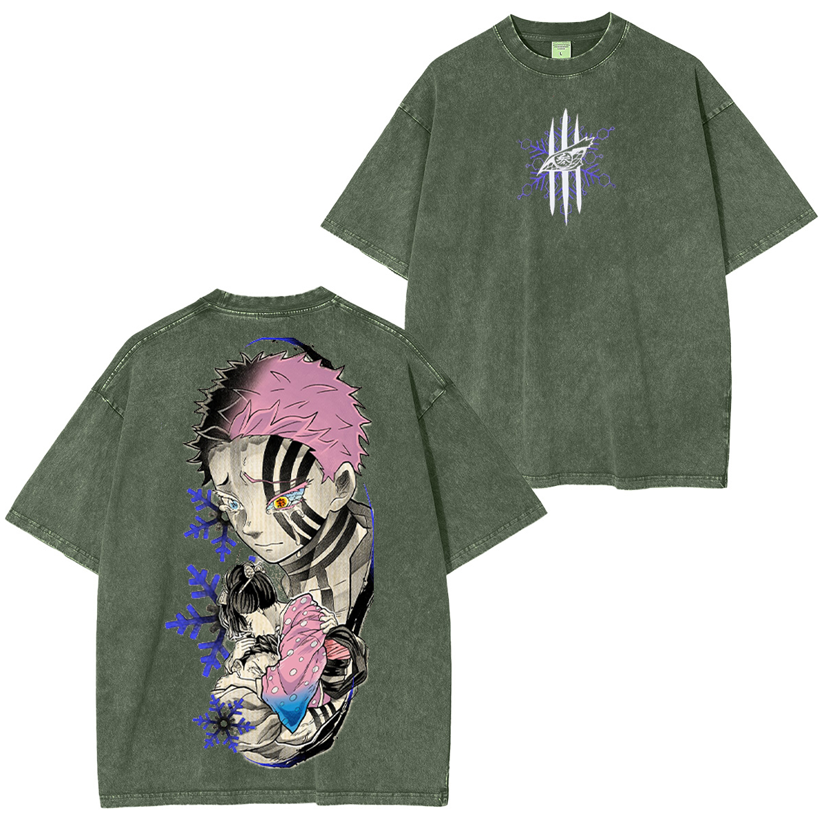 Akaza,Demon Slayer Vintage Tee