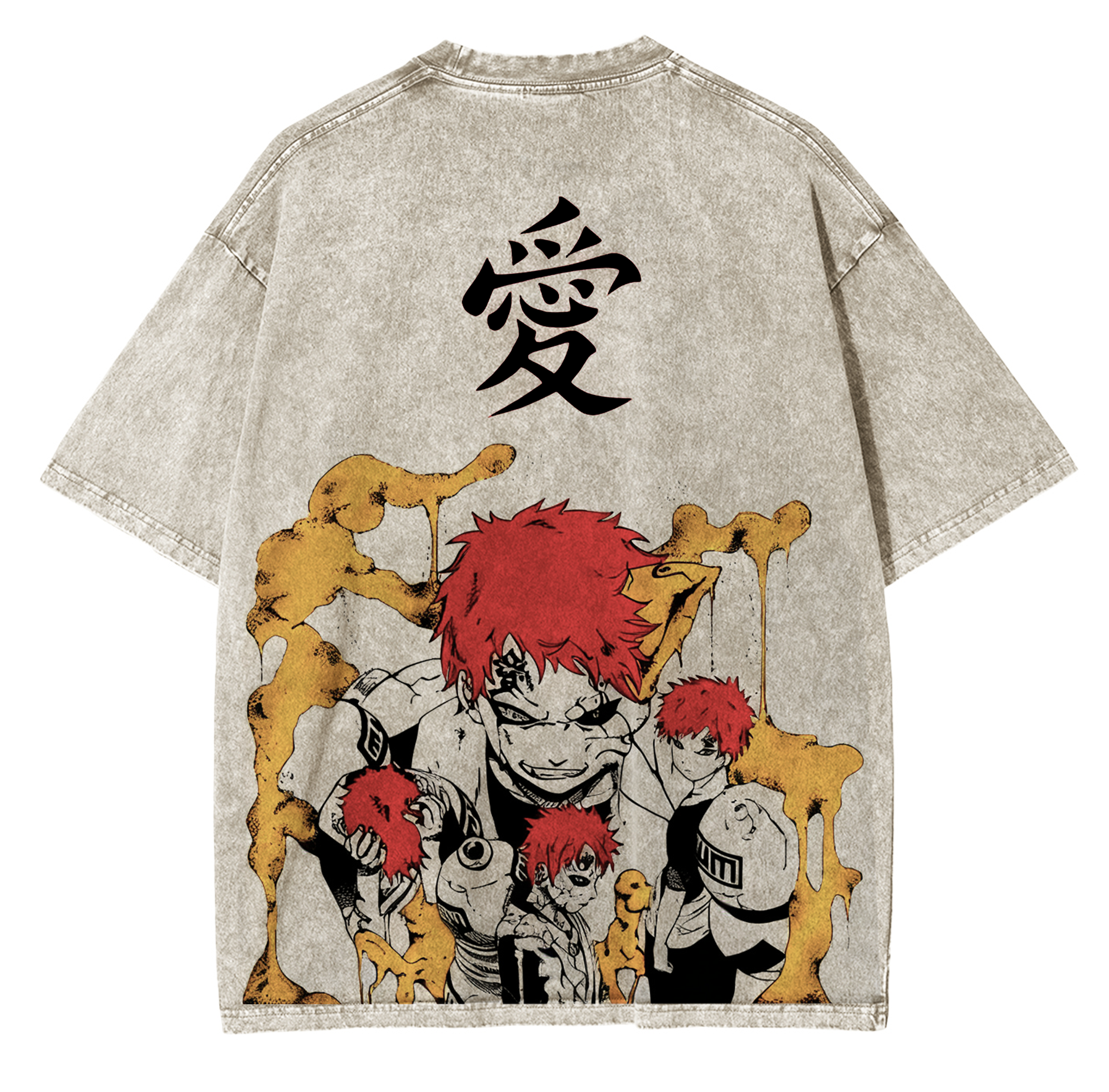 Naruto Anime Unsiex Washed T-Shirt