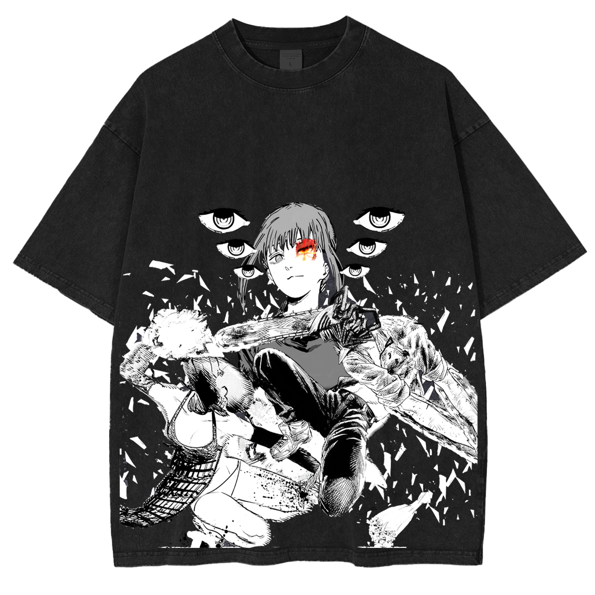 Chainsaw Man Unsiex Washed T-Shirt