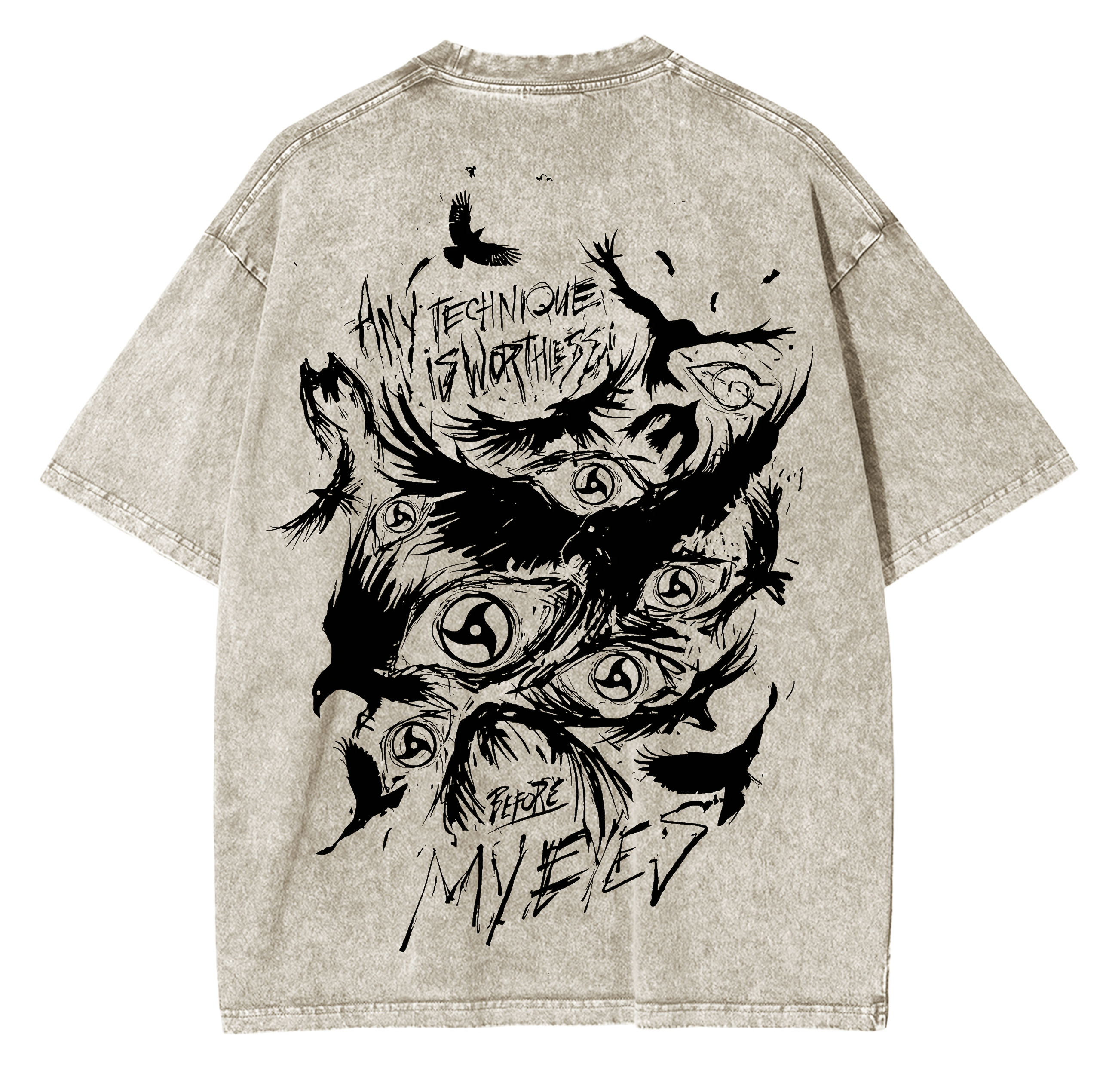 Naruto Anime Unsiex Washed T-Shirt