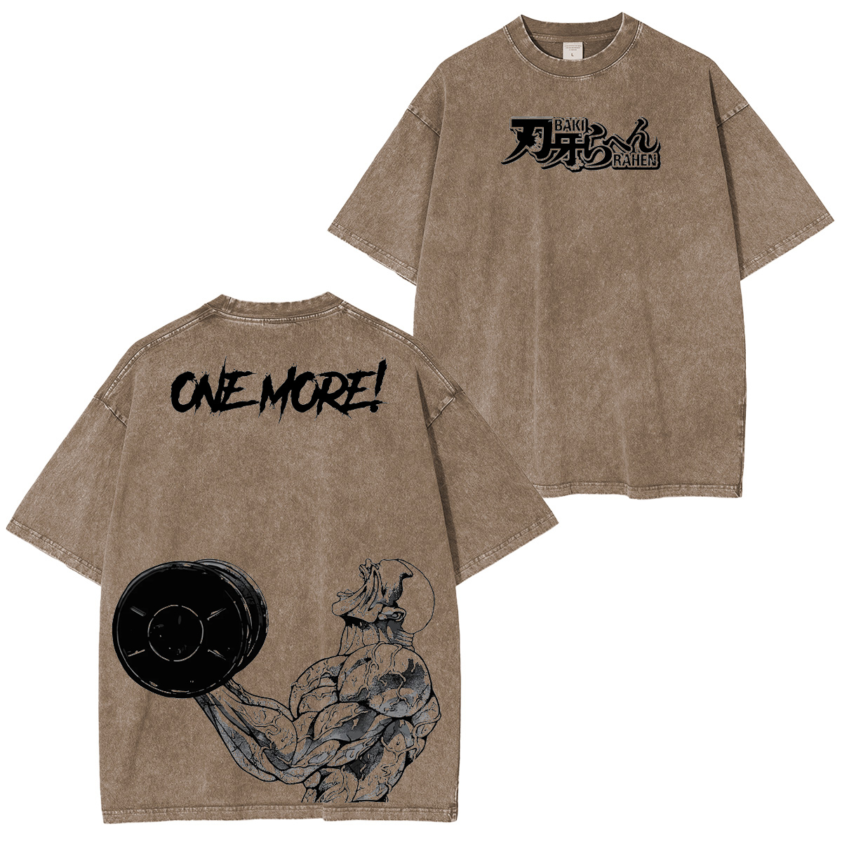 Jack Hanma ONE MORE Unsiex Washed T-Shirt