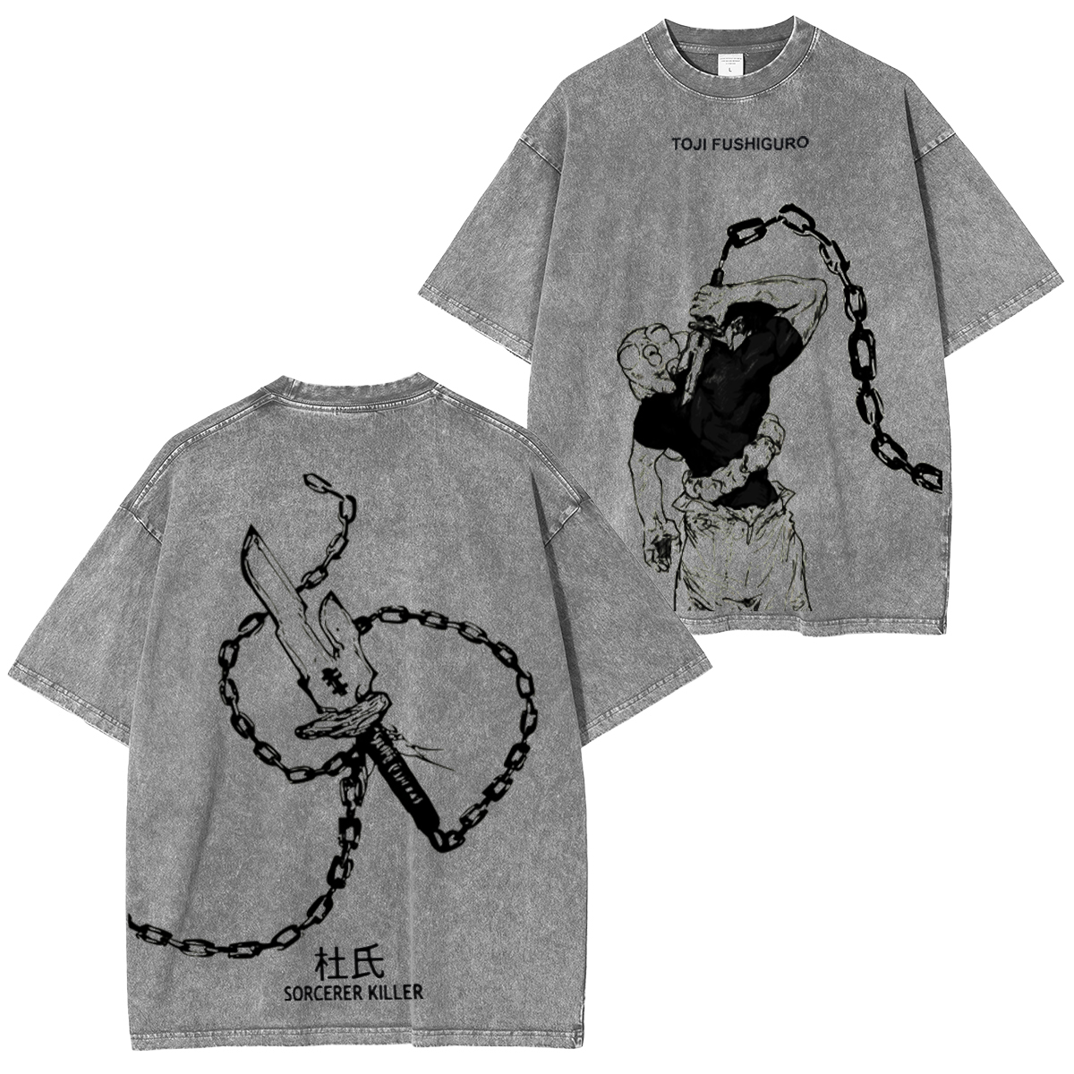 TOJI FUSHIGURO Unsiex Washed T-Shirt