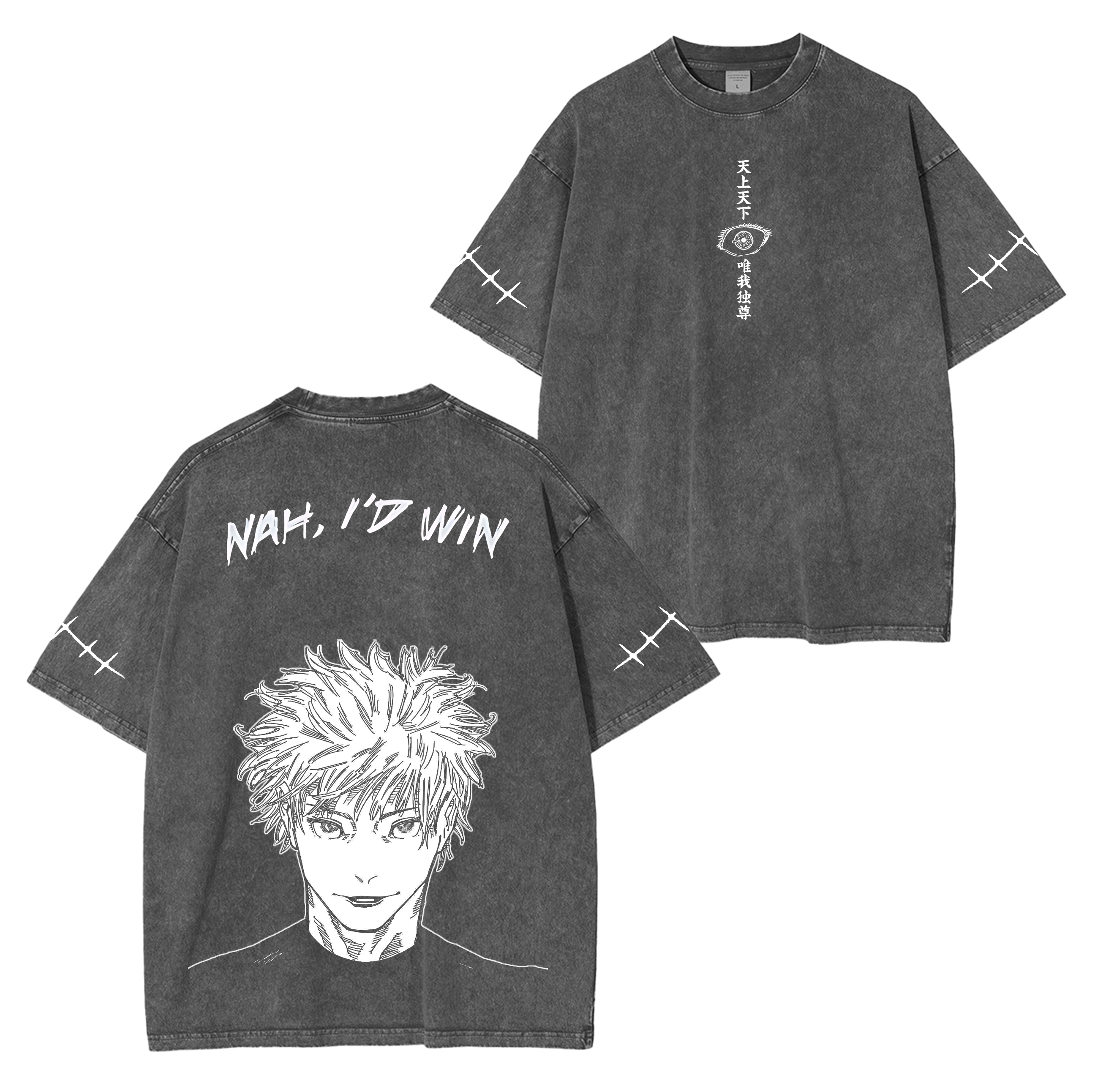 Satoru Gojo,Jujutsu Kaisen Anime Unisex Washed T-Shirt