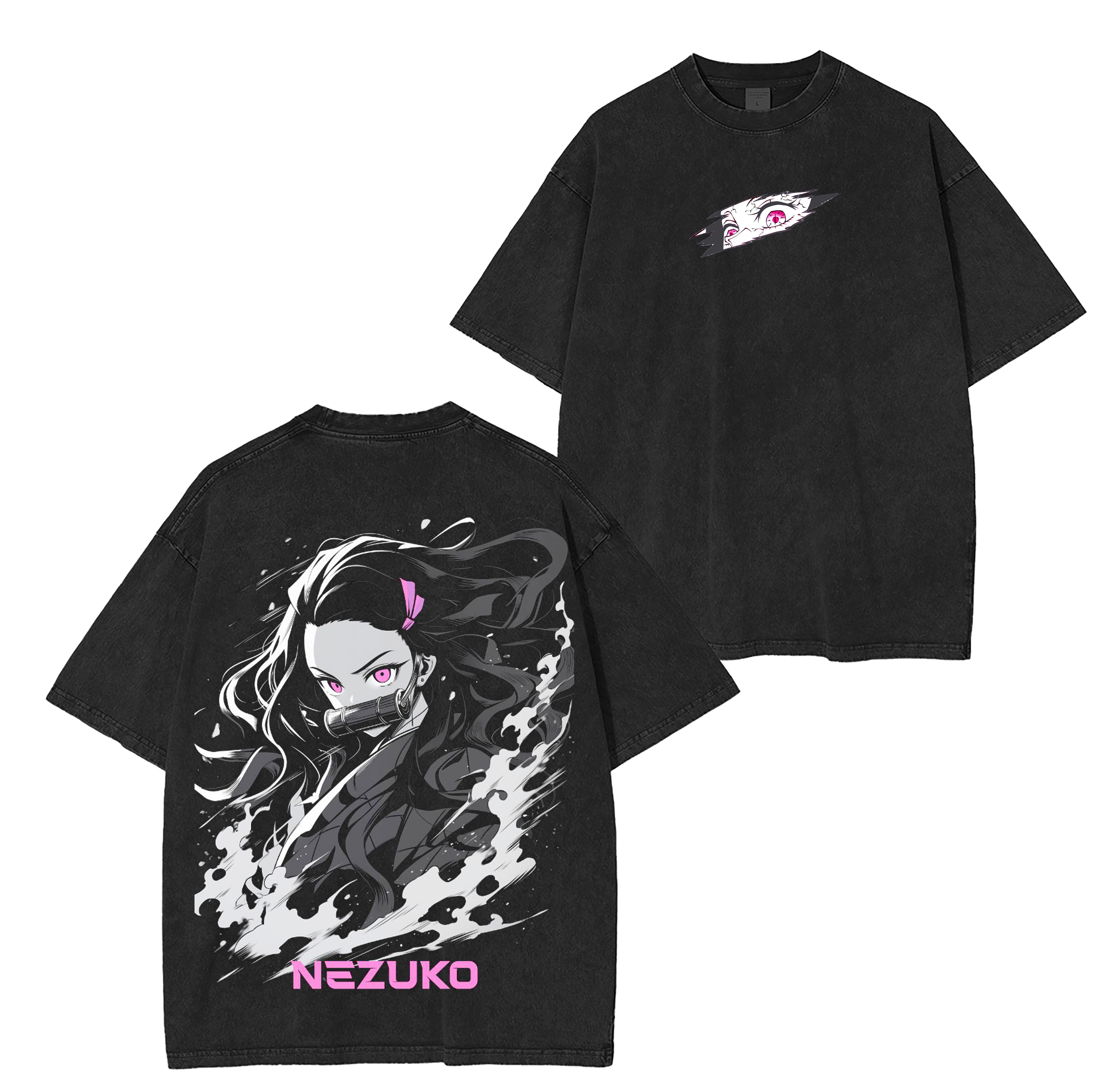 Demon Slayer Anime  Unsiex Washed T-Shirt