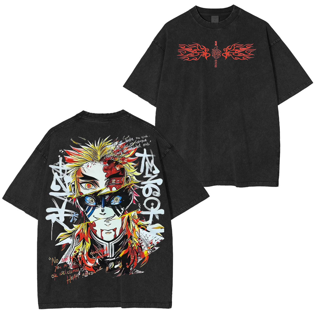 Akaza vs Rengoku Vintage Tee