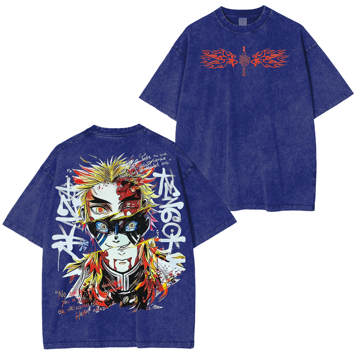 Akaza vs Rengoku Vintage Tee