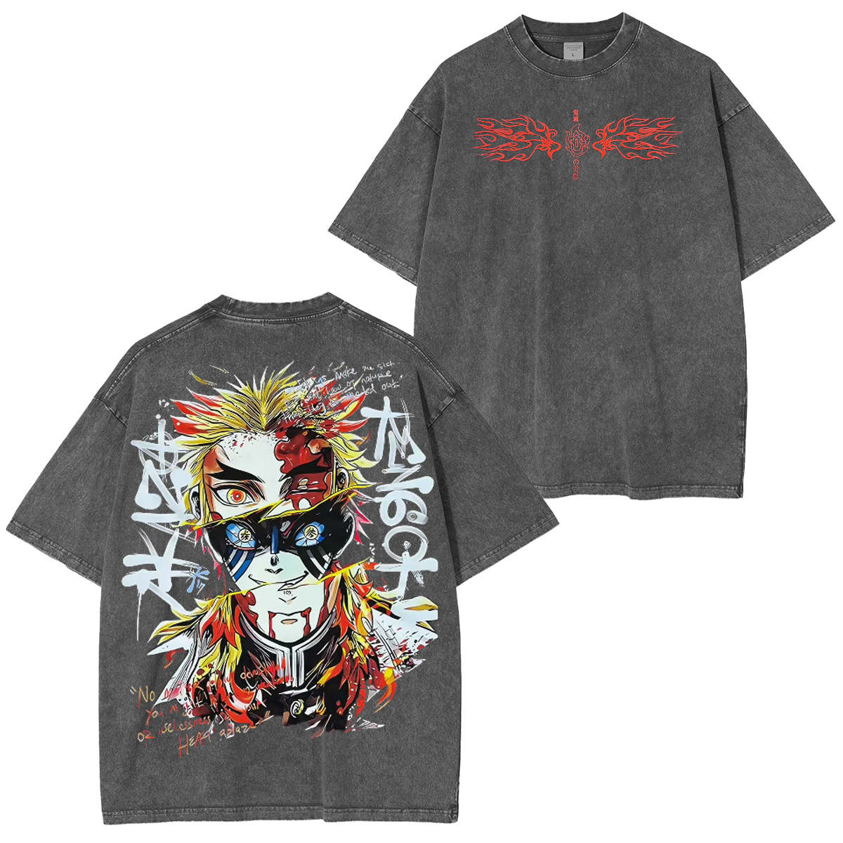 Akaza vs Rengoku Vintage Tee