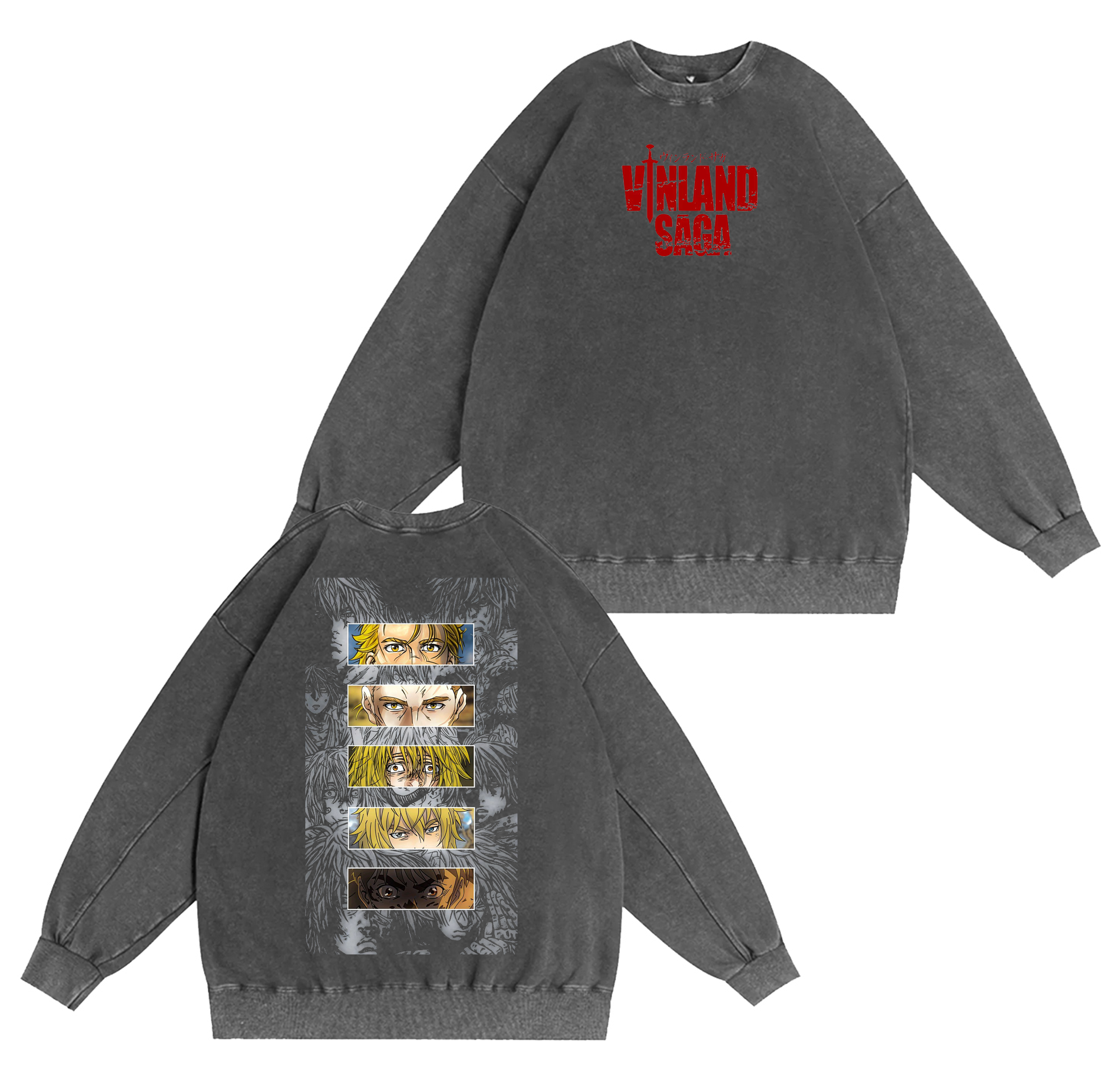 Vinland Saga Vintage Washed T-shirt/Crewneck/Hoodie