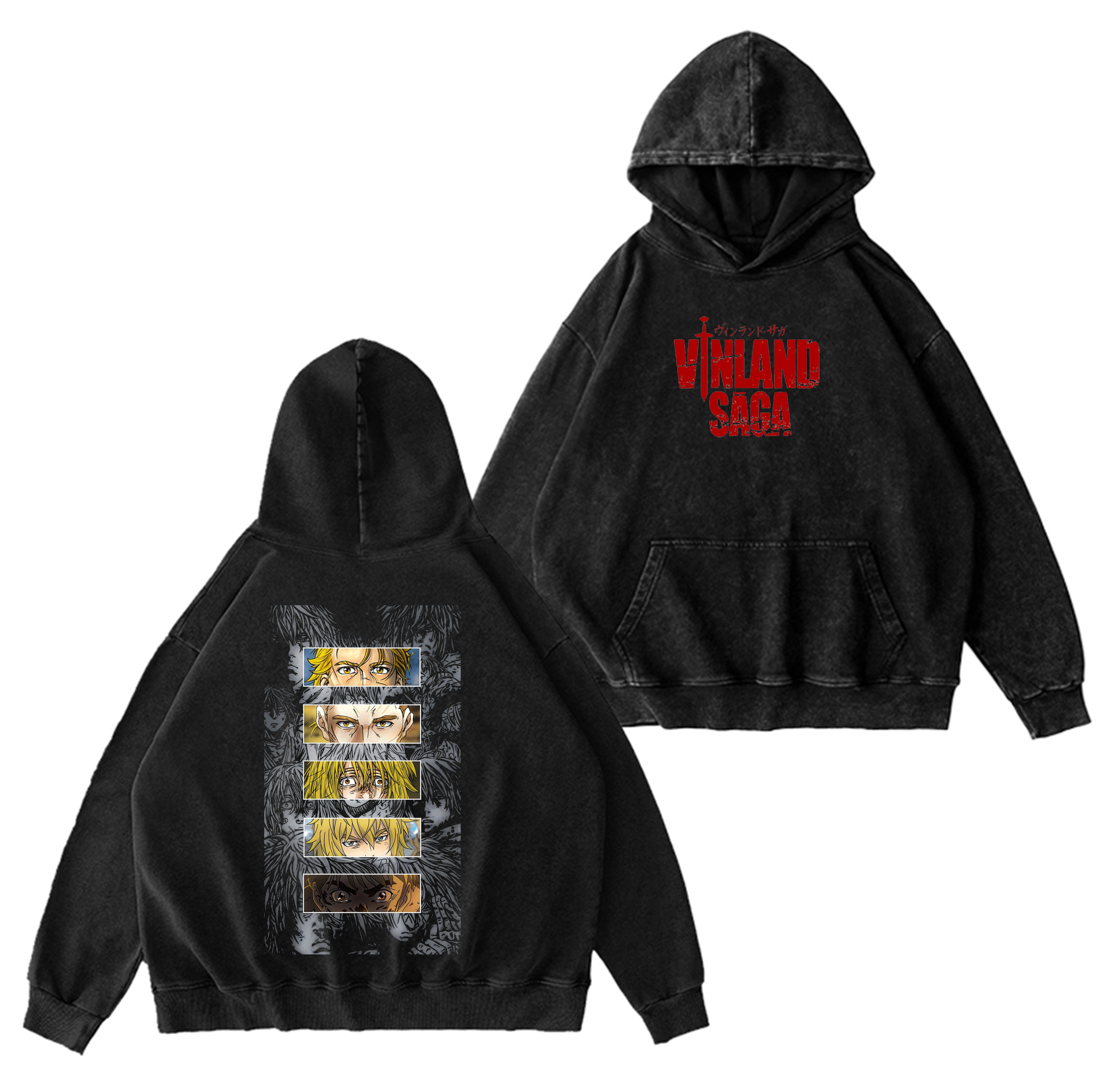 Vinland Saga Vintage Washed T-shirt/Crewneck/Hoodie