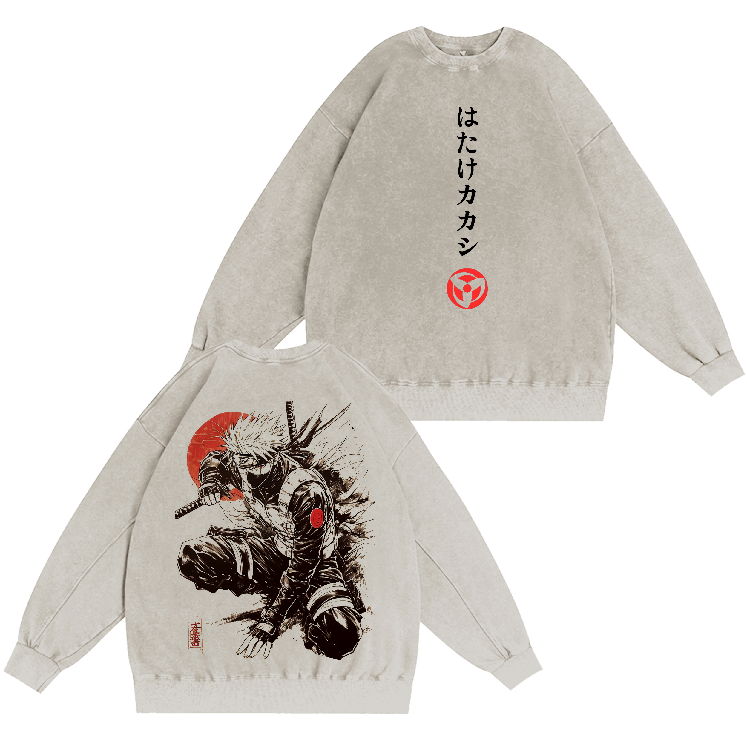 Naruto Anime Washed T-shirt/Crewneck/Hoodie