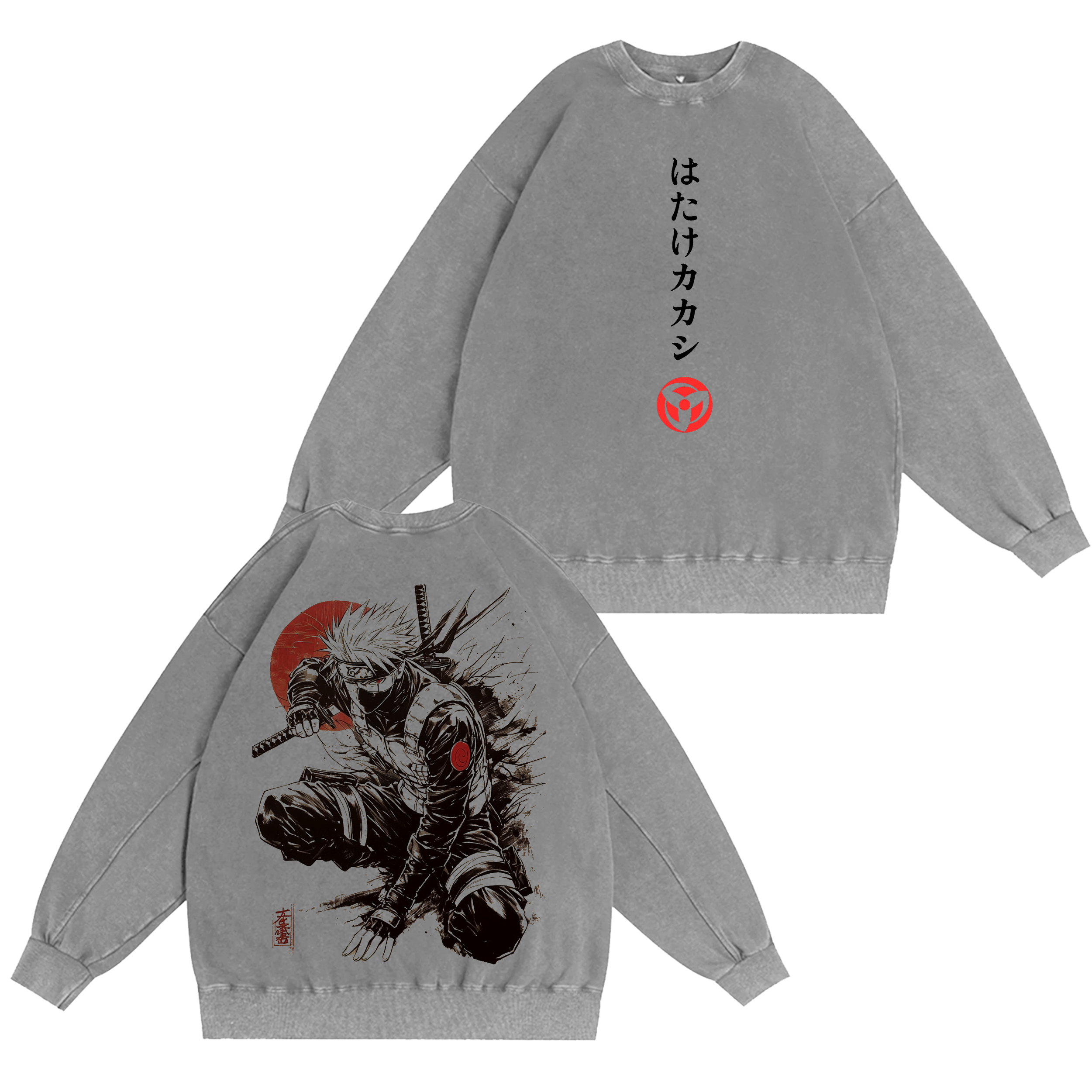 Naruto Anime Washed T-shirt/Crewneck/Hoodie