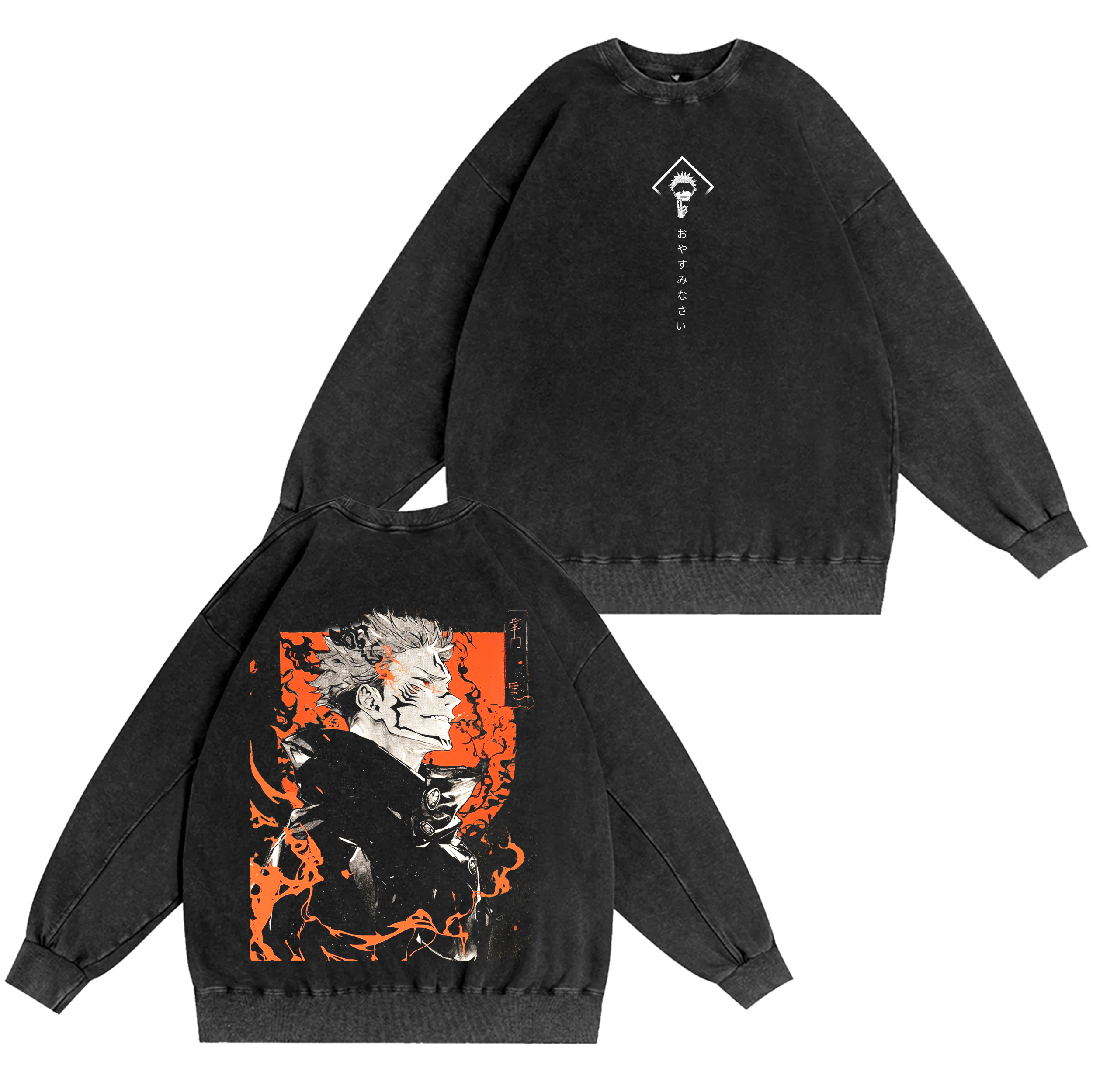 Jujutsu Kaisen Anime Washed T-shirt/Crewneck/Hoodie