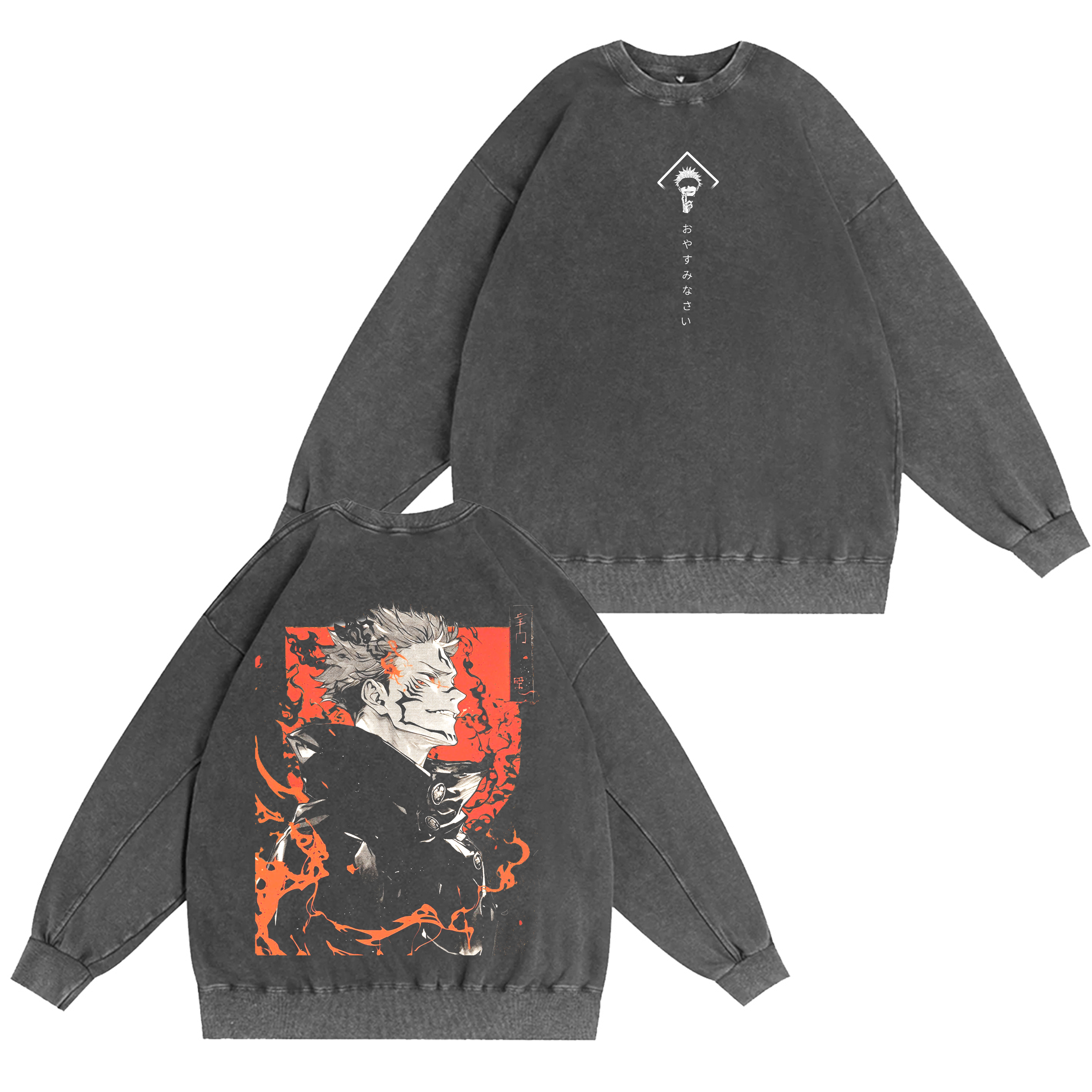 Jujutsu Kaisen Anime Washed T-shirt/Crewneck/Hoodie