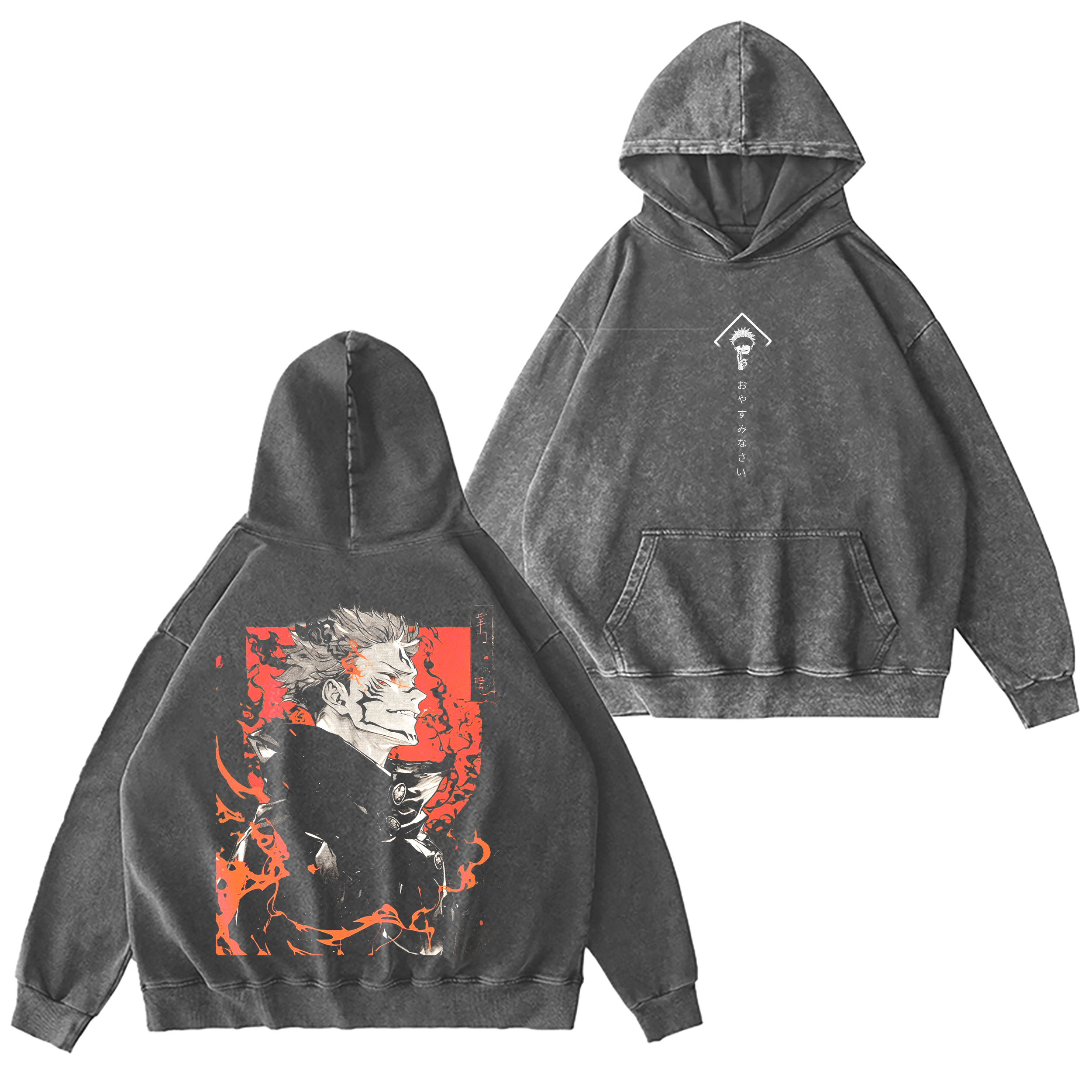 Jujutsu Kaisen Anime Washed T-shirt/Crewneck/Hoodie