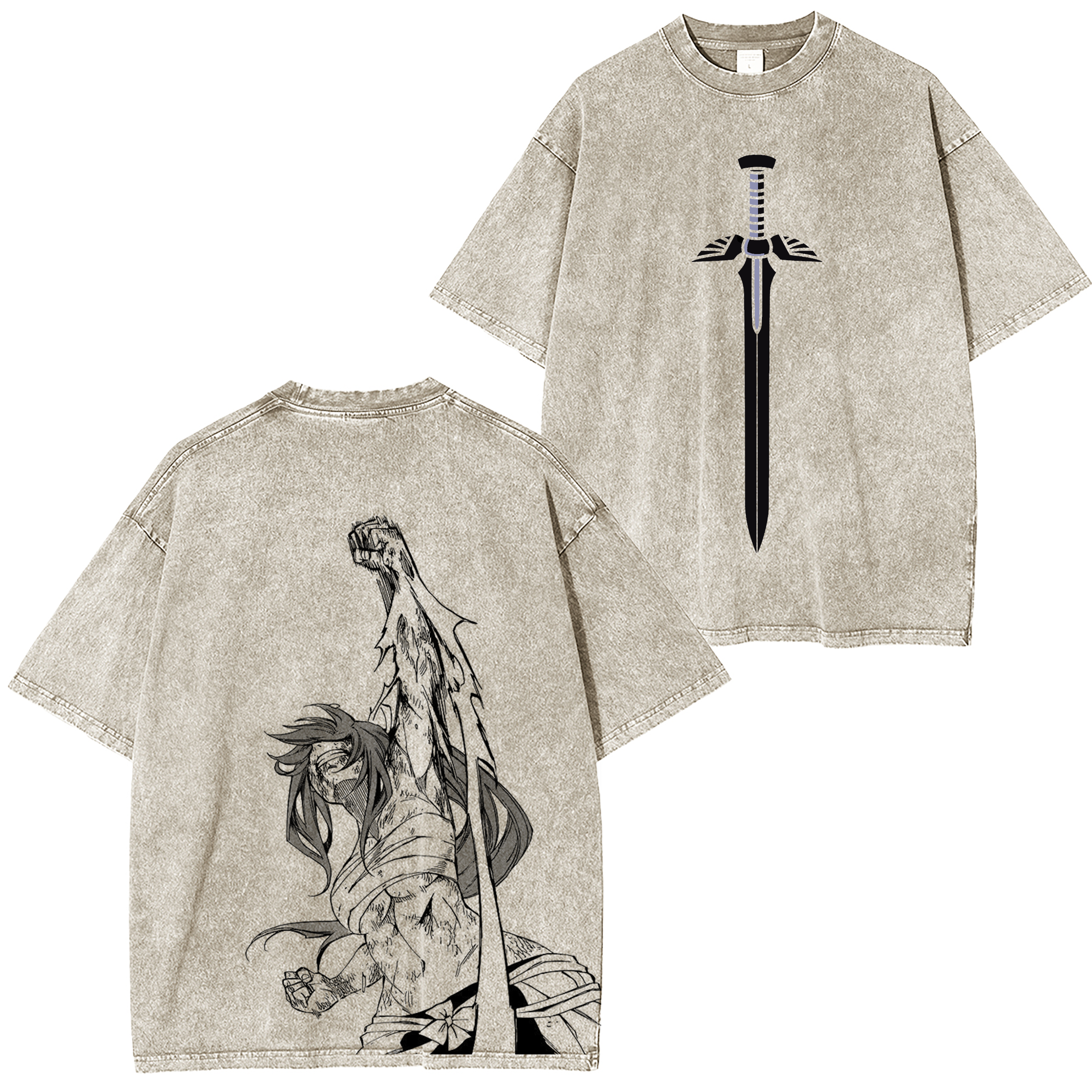 Fairy Tail Anime Washed T-shirt/Crewneck/Hoodie