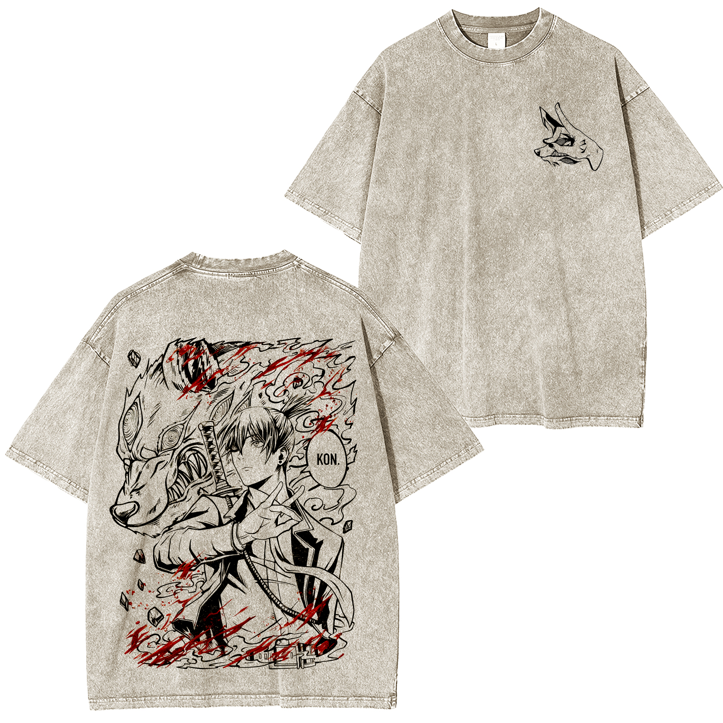 Aki Hayakawa,Chainsaw Man Anime Washed T-shirt/Crewneck/Hoodie
