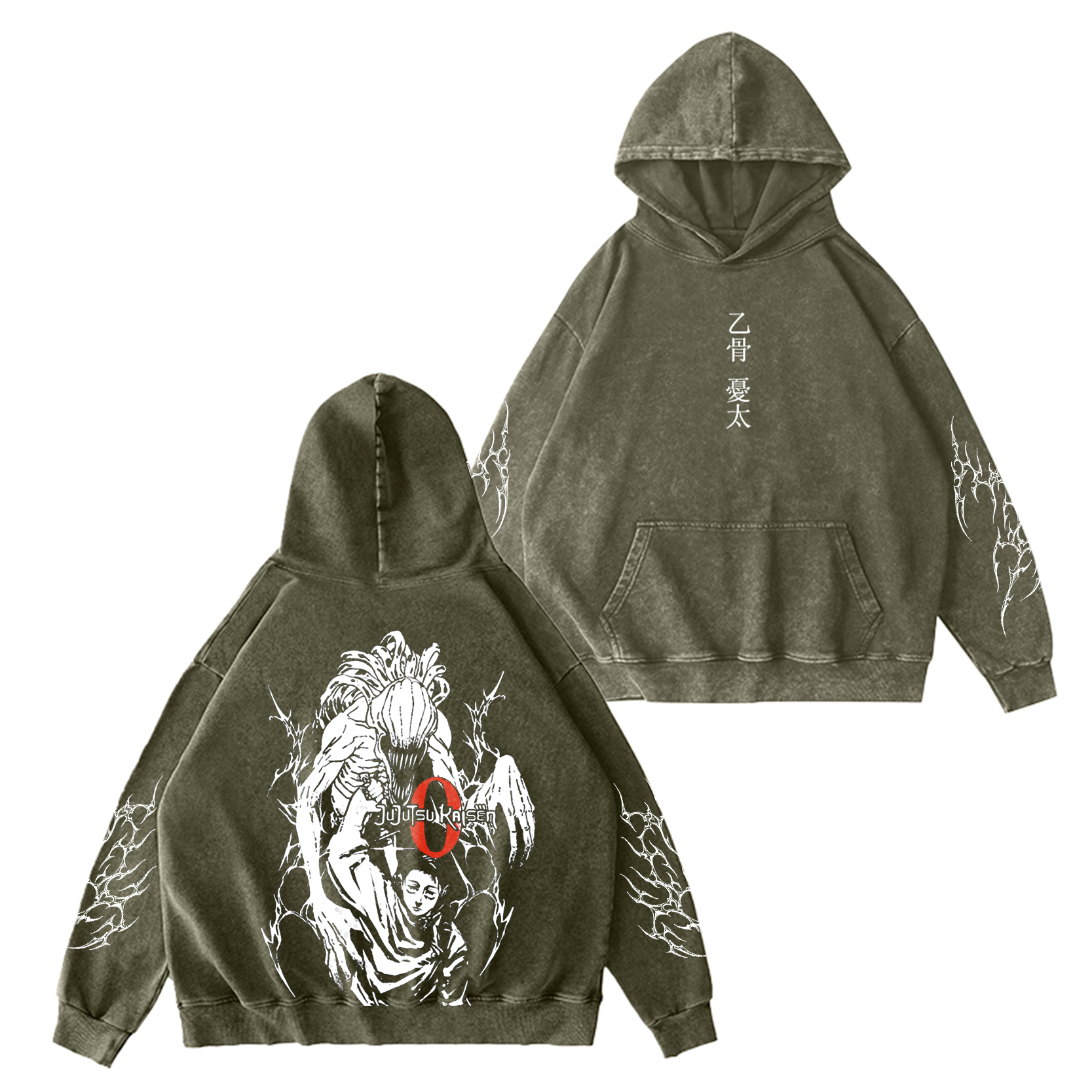 Jujutsu Kaisen Anime Washed T-shirt/Crewneck/Hoodie