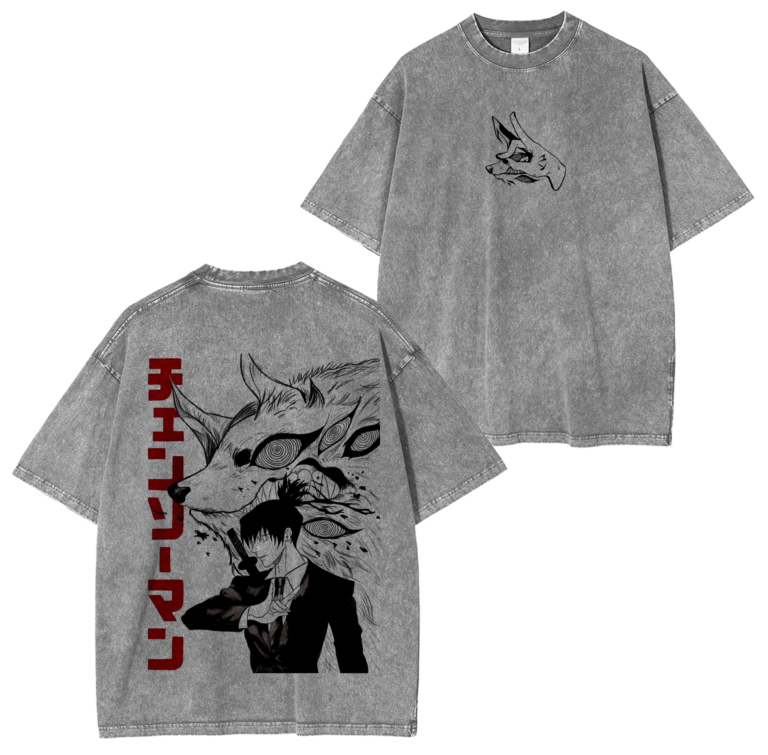 Chainsaw Man Washed T-shirt/Crewneck/Hoodie