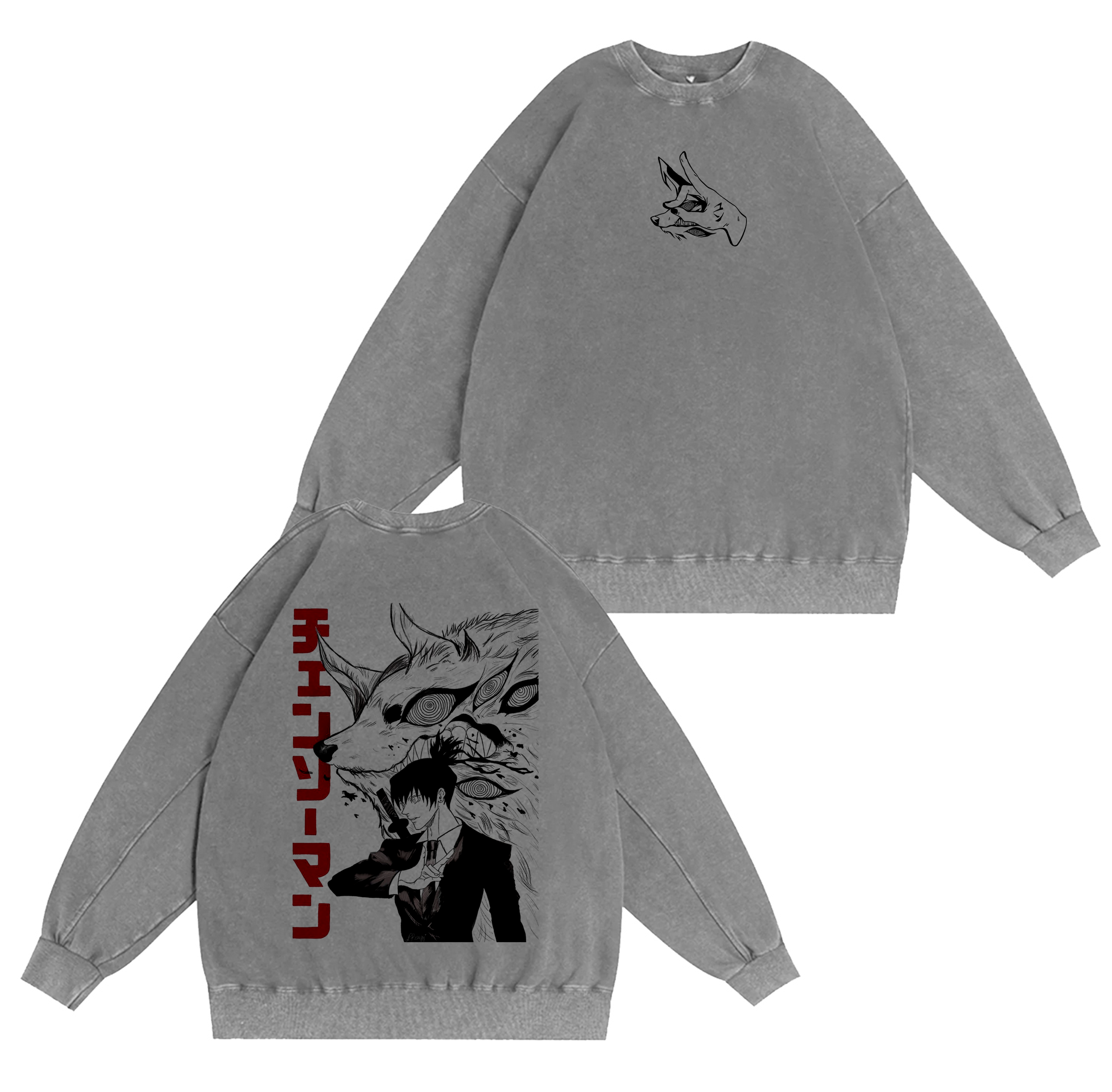 Chainsaw Man Washed T-shirt/Crewneck/Hoodie