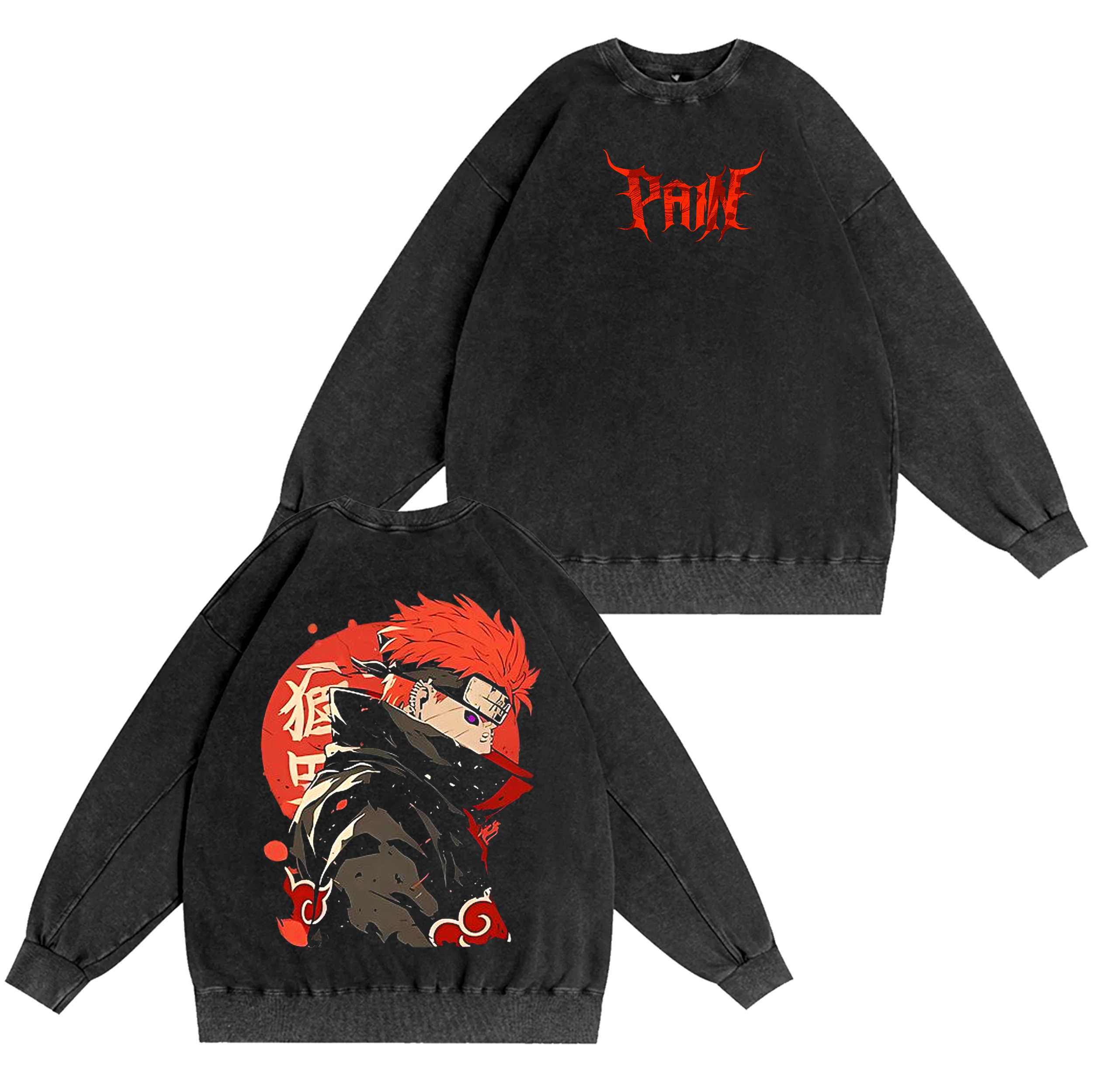 Nagato,Naruto Anime Washed T-shirt/Crewneck/Hoodie