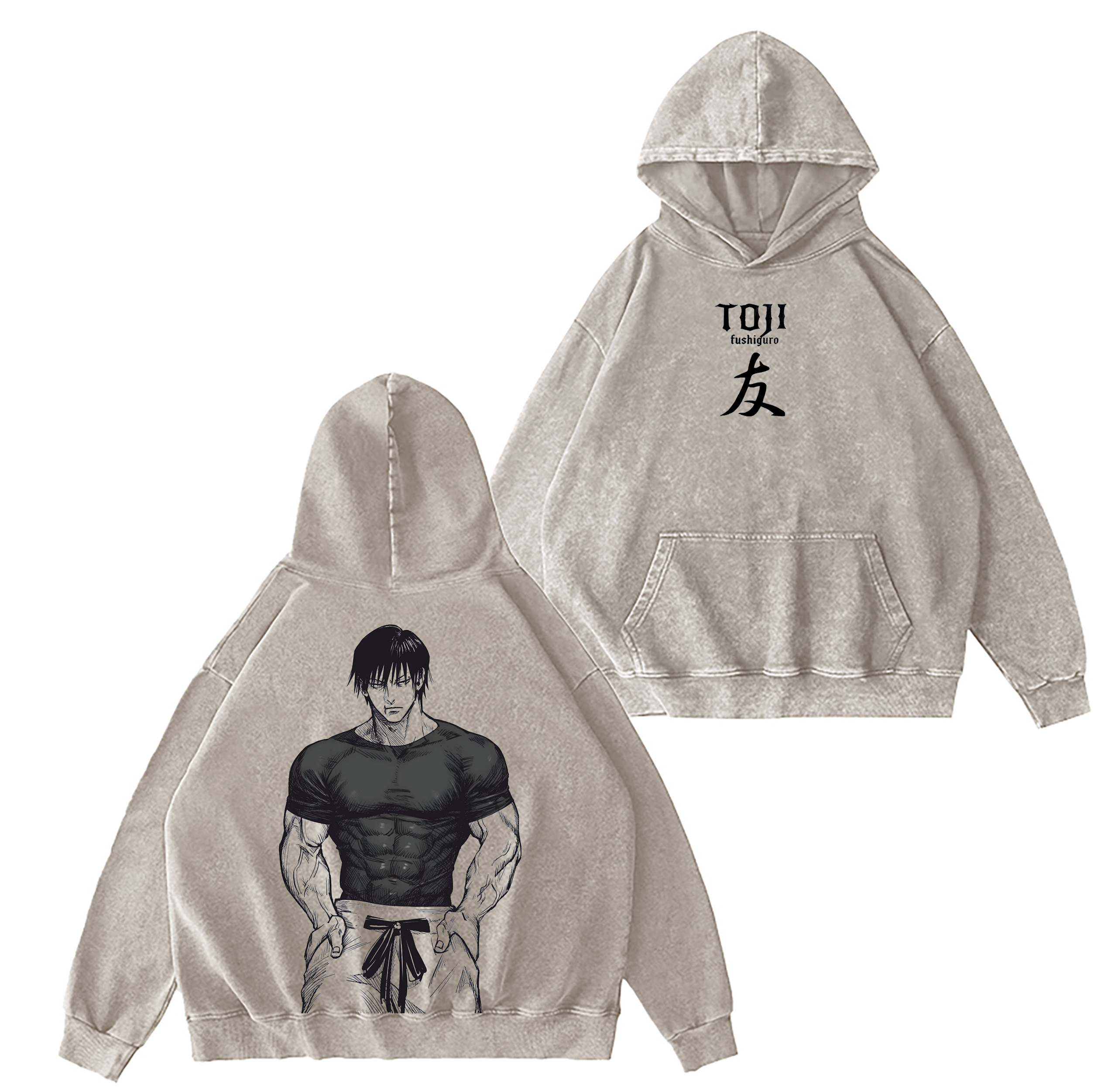 Toji Fushiguro, Jujutsu Kaisen Anime Washed T-shirt/Crewneck/Hoodie
