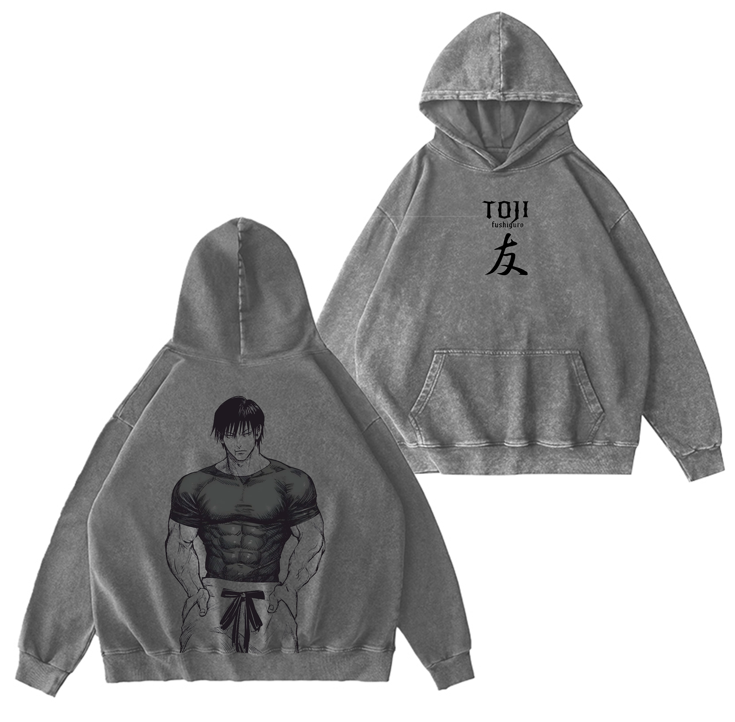 Toji Fushiguro, Jujutsu Kaisen Anime Washed T-shirt/Crewneck/Hoodie