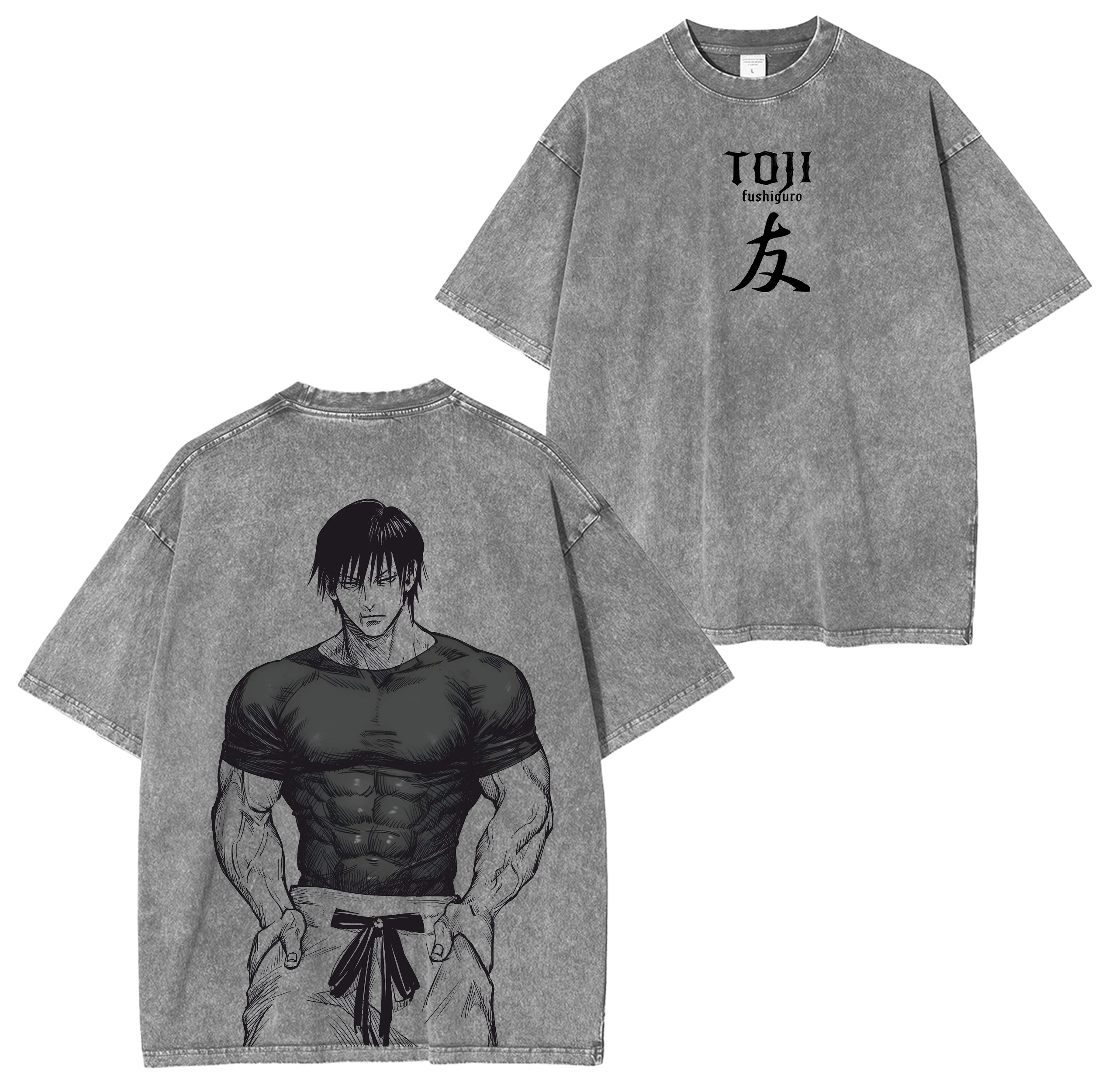 Toji Fushiguro, Jujutsu Kaisen Anime Washed T-shirt/Crewneck/Hoodie