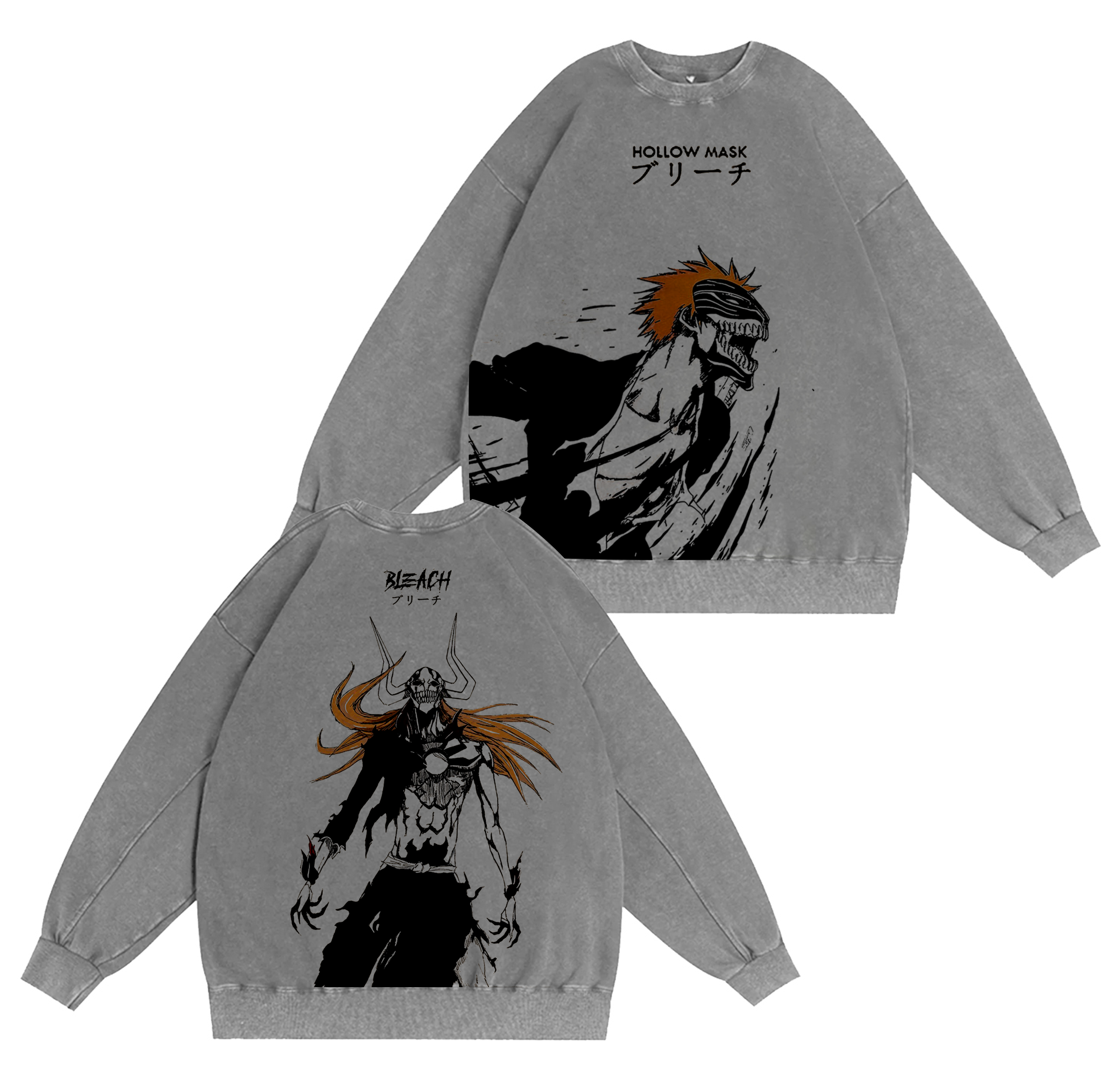 Bleach Anime Washed T-shirt/Crewneck/Hoodie