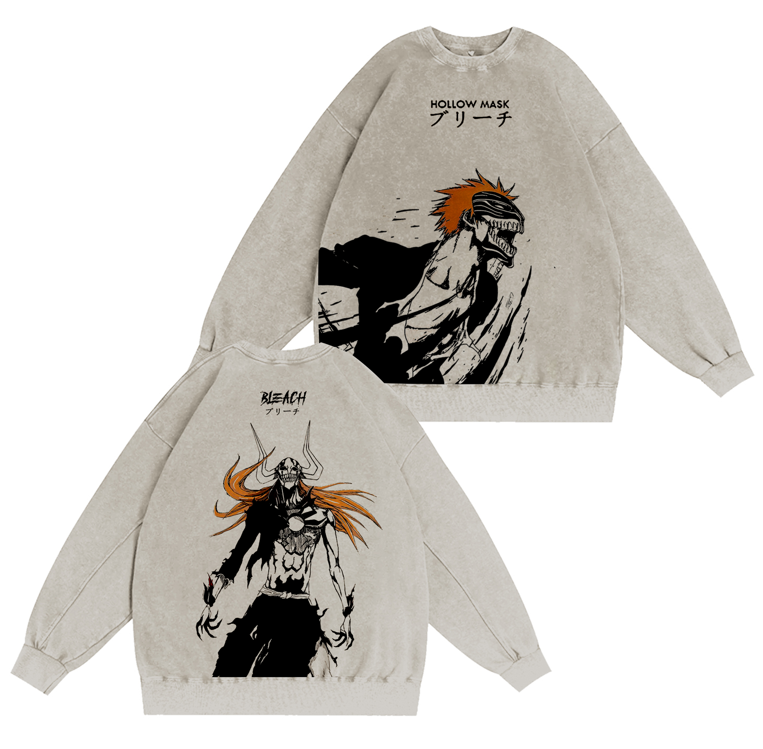 Bleach Anime Washed T-shirt/Crewneck/Hoodie