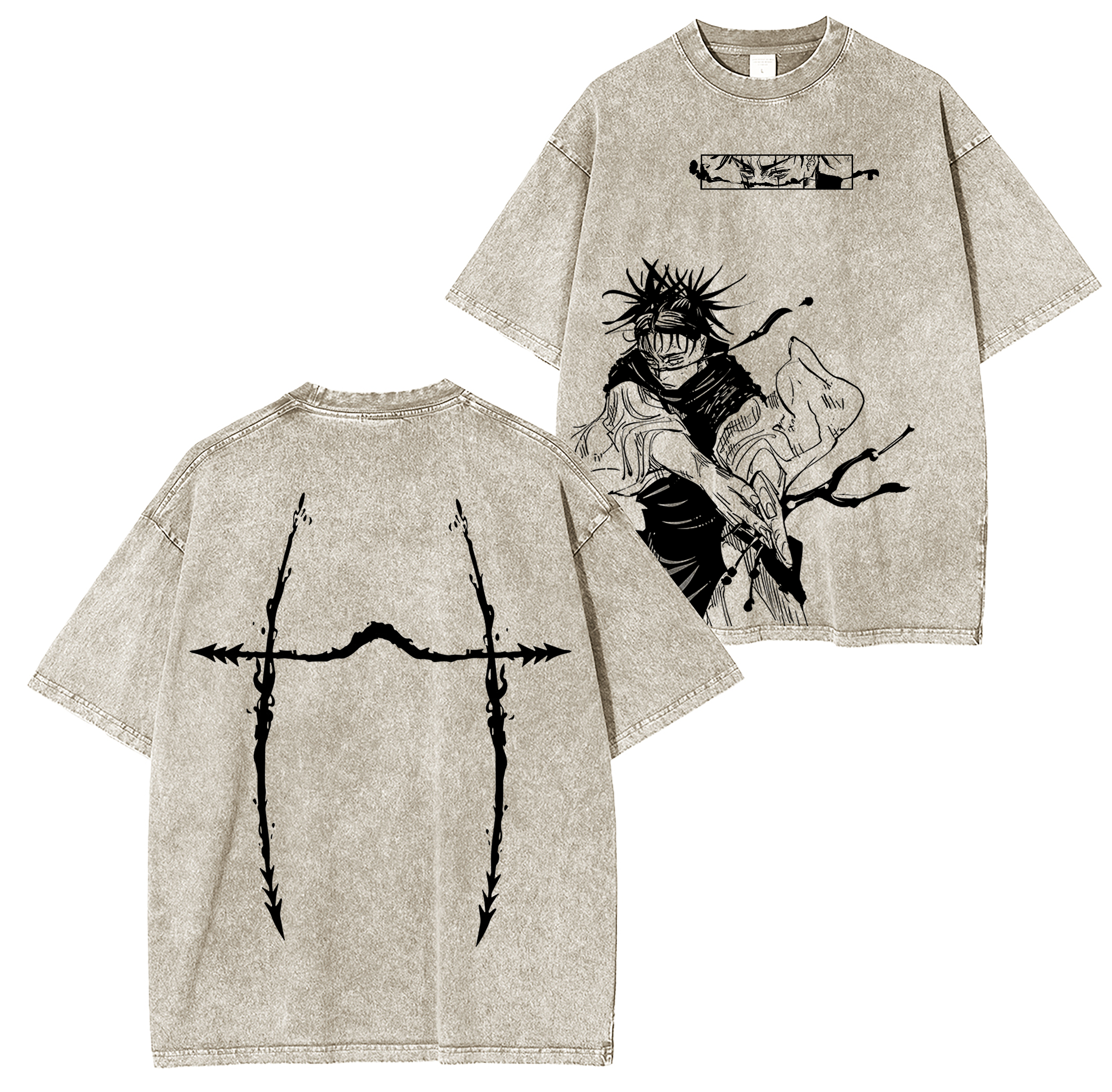 Jujutsu Kaisen Anime Washed T-shirt/Crewneck/Hoodie