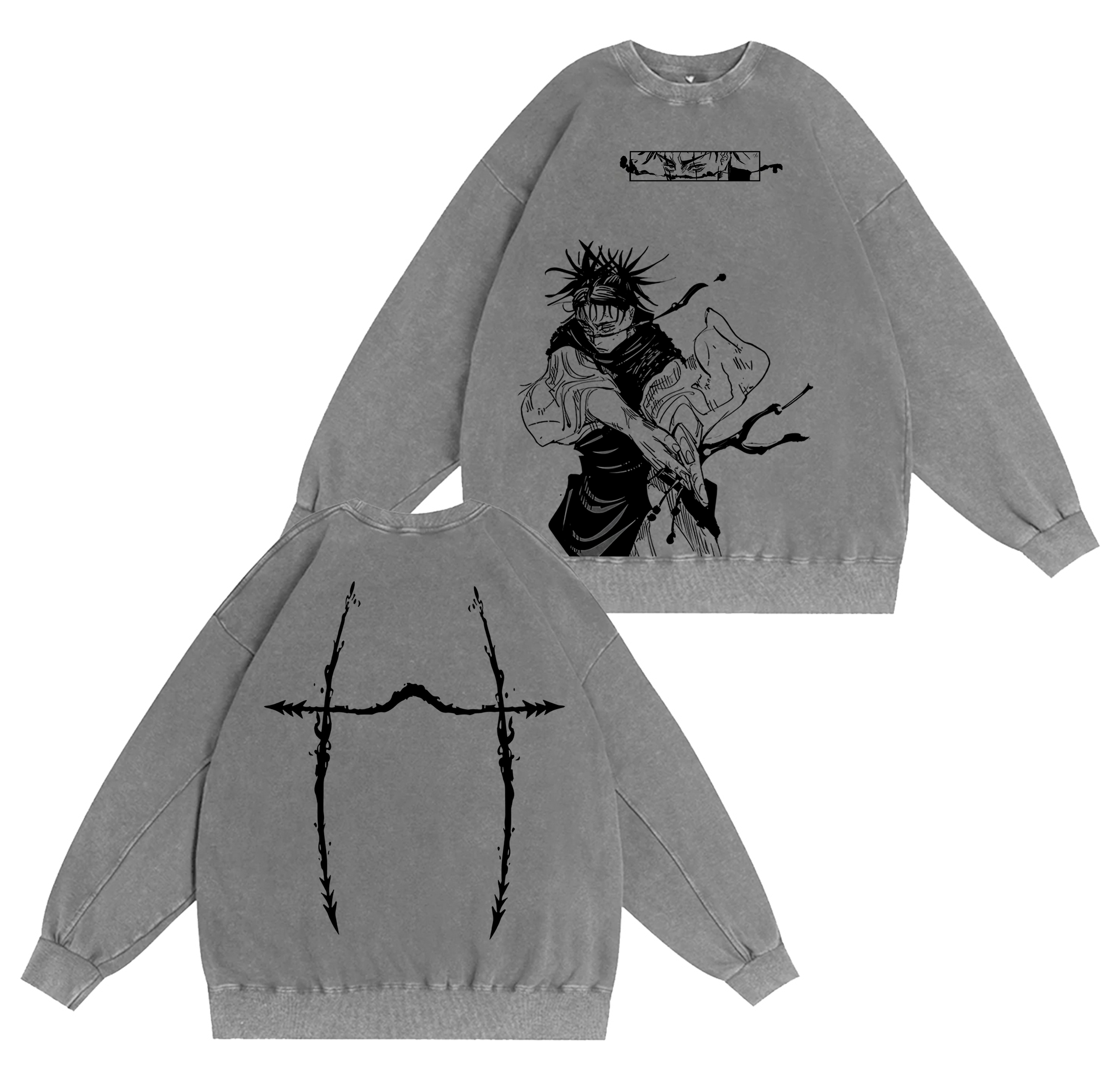 Jujutsu Kaisen Anime Washed T-shirt/Crewneck/Hoodie