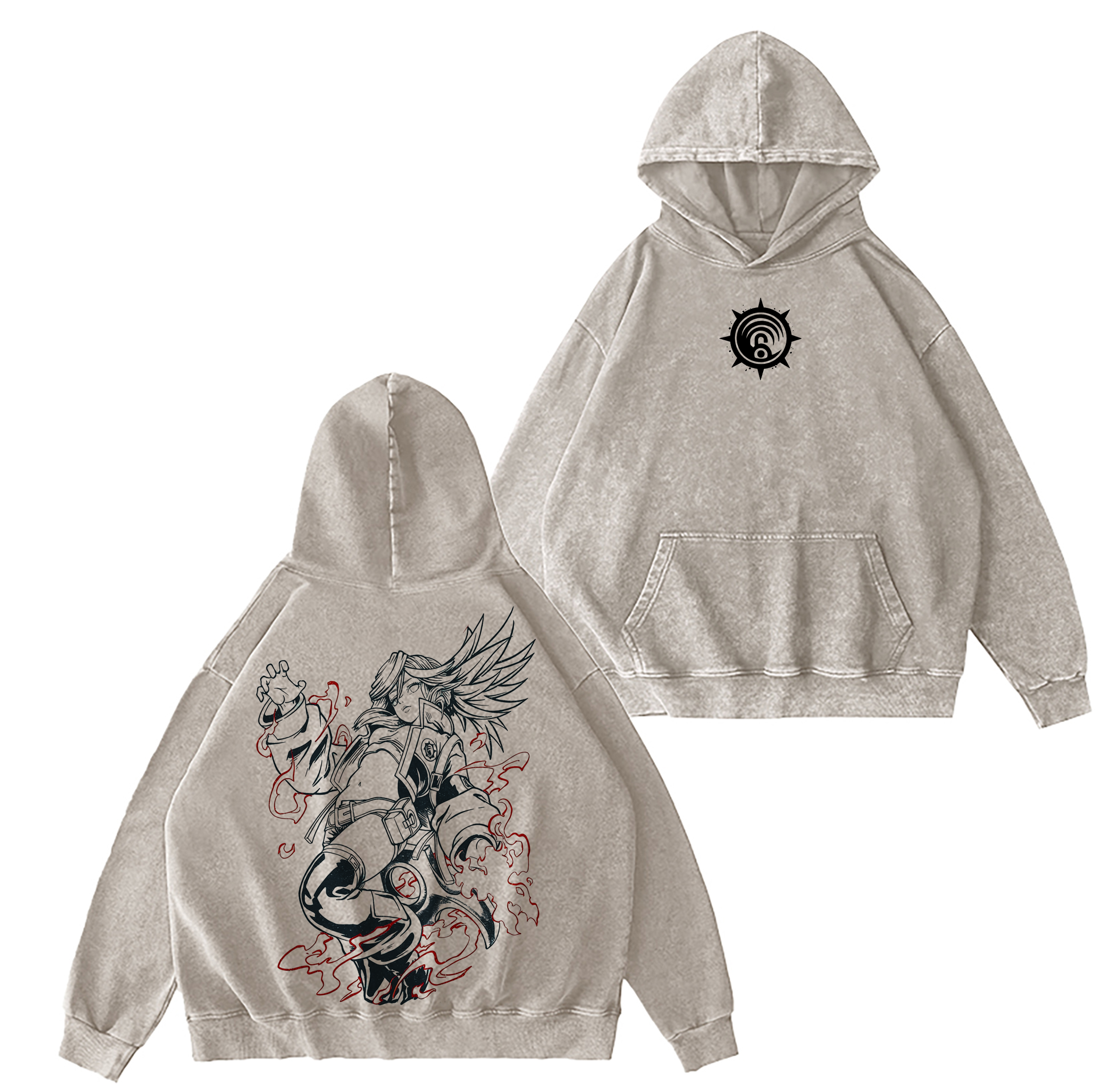 Gachiakuta  Anime Washed T-shirt/Crewneck/Hoodie