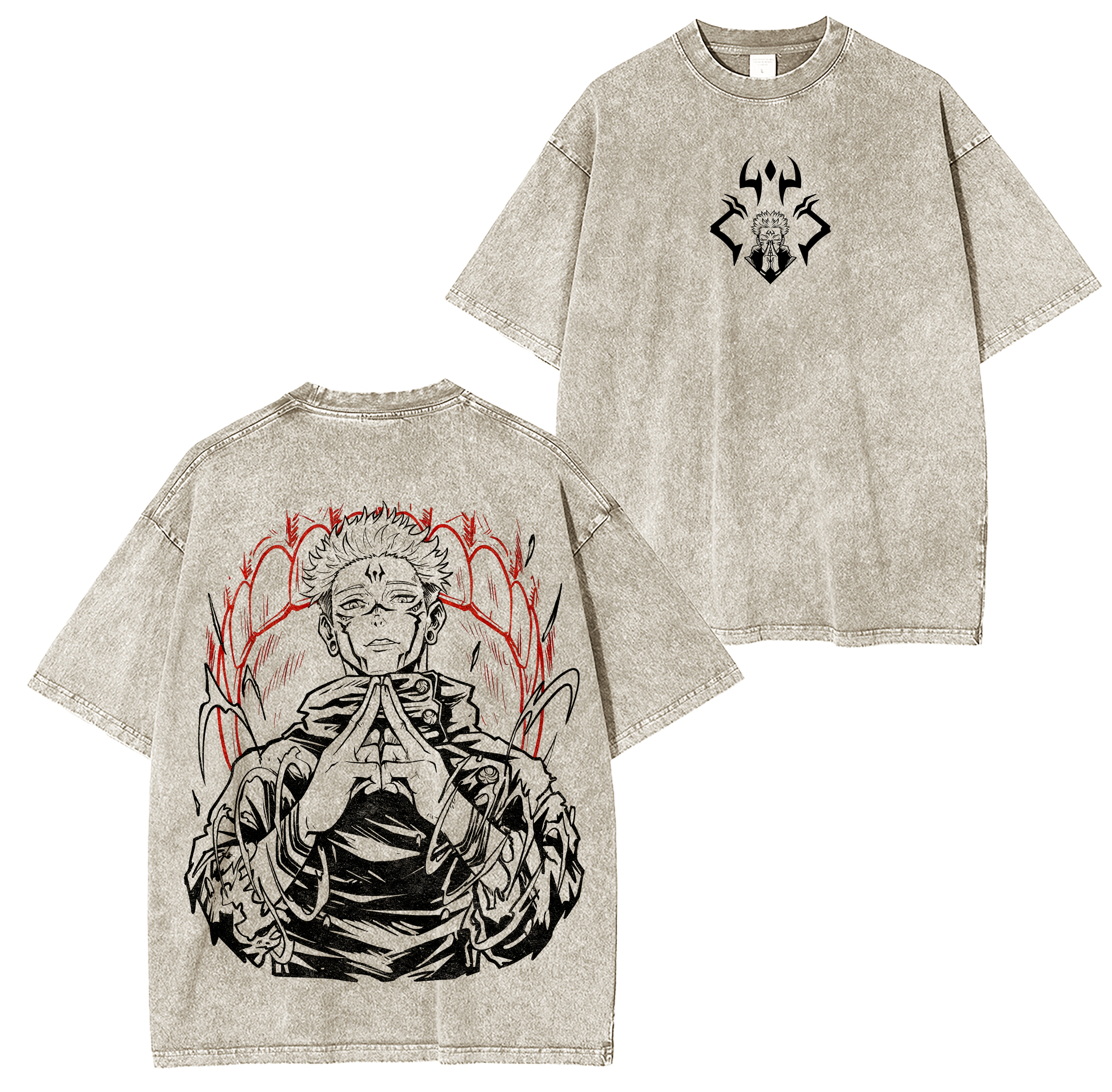 Jujutsu Kaisen Anime Washed T-shirt/Crewneck/Hoodie